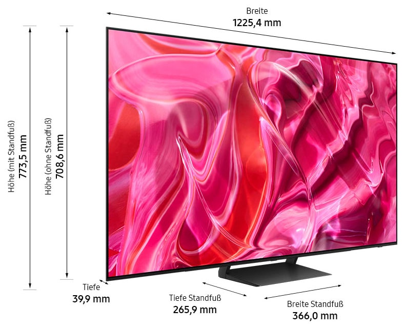 Samsung OLED-Fernseher »GQ55S90CAT«, 4K Ultra HD, Smart-TV, Neural Quantum Prozessor 4K,LaserSlim Design,Gaming Hub