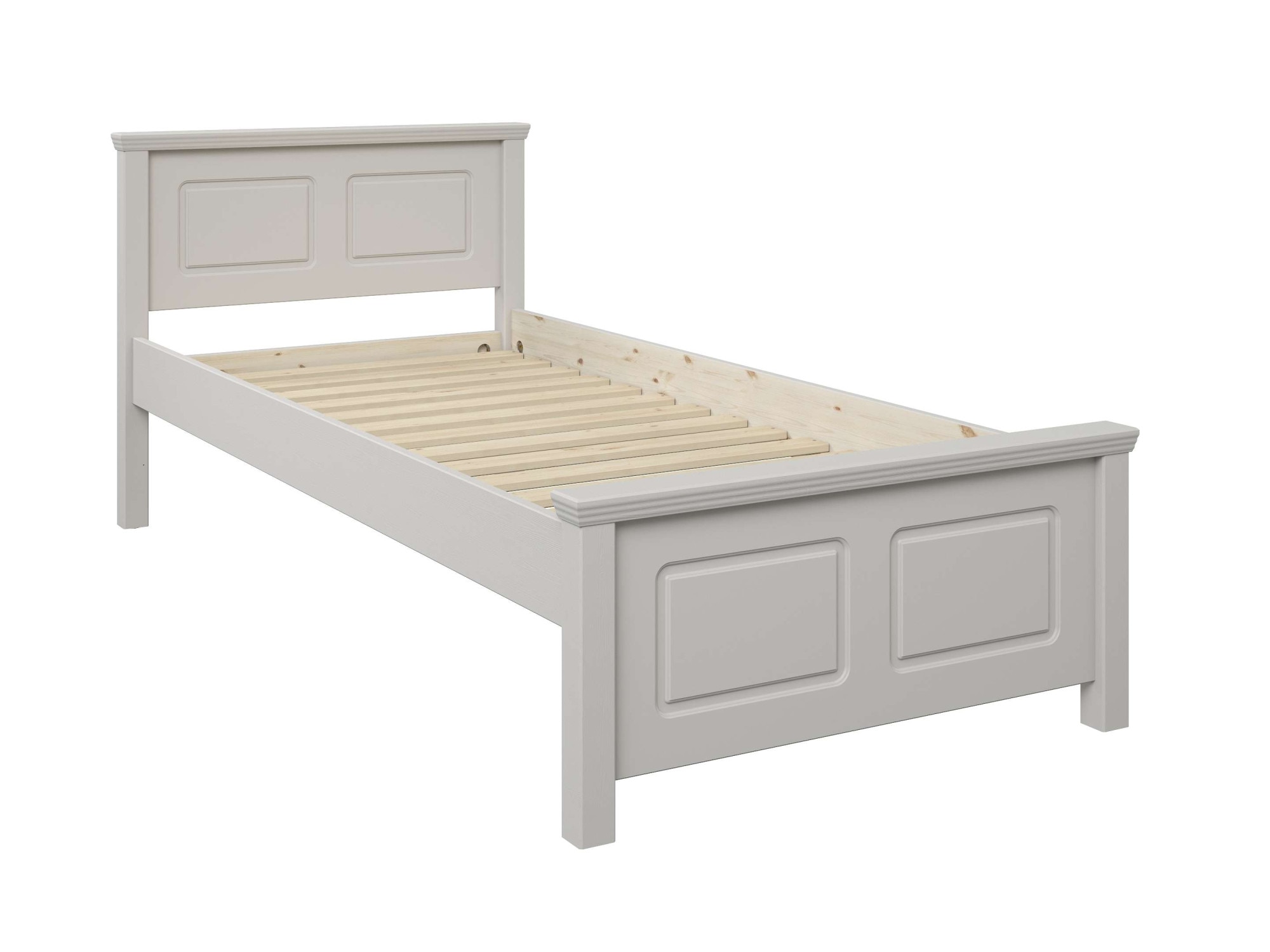 OTTO home Massivholzbett »ERIK' , Made in Europe, optional mit Schublade, Massivholz Kiefer« FSC® zertifiziert,  in mehreren Größen, Landhausstil mit Kassettenoptik