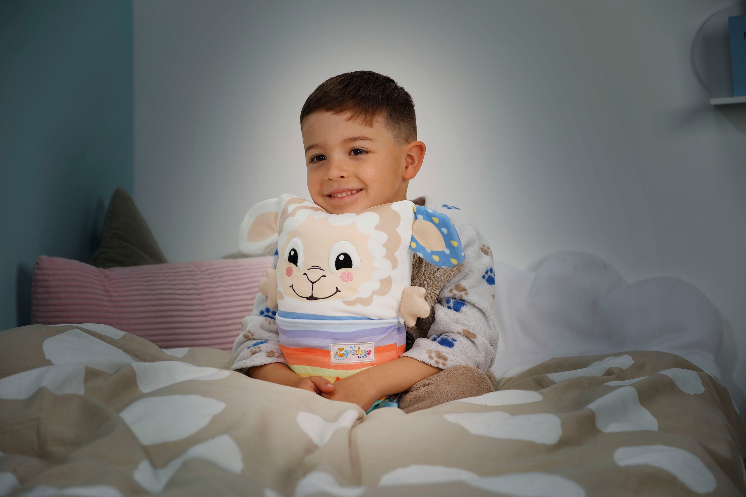 Nici Kuscheltier »Cosidoos, Schaf mit Wendefunktion 30x20 cm« enthält recyceltes Material (Global Recycled Standard)