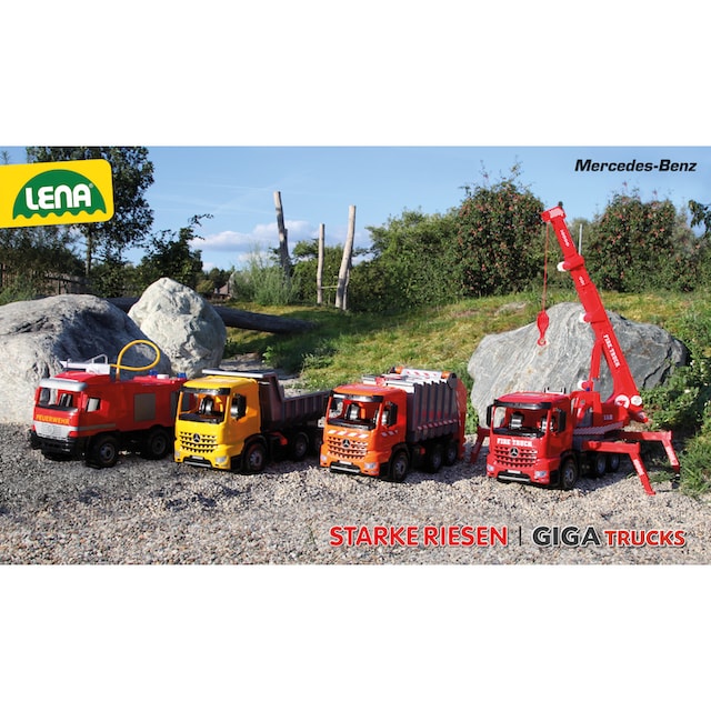 Lena® Spielzeug-Feuerwehr »Giga Trucks, Actros«, Made in Europe bei