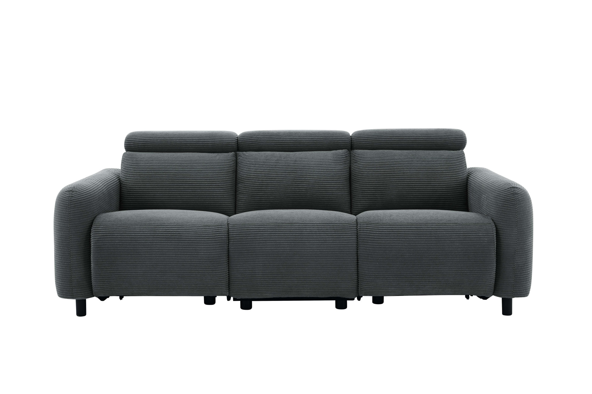 Home affaire 3-Sitzer »SKAANE in Cord, Sofa mit manueller u. elektrischer Relaxfunktion«, Relax-Funktion in 2 Sitzen, Kopfteilverstellung, Federkernpolsterung