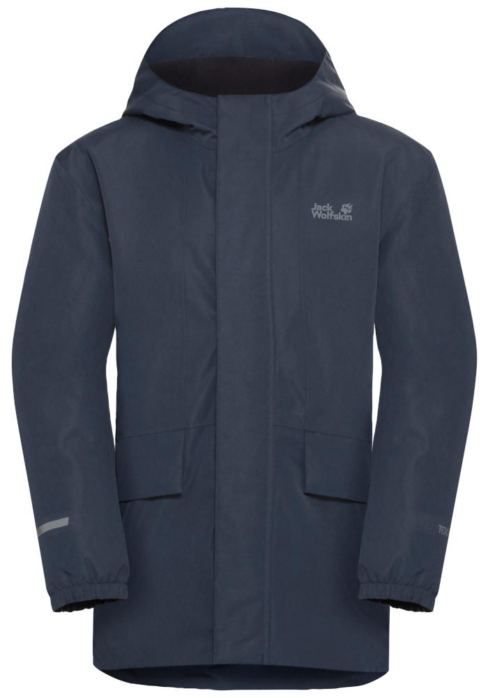 Jack Wolfskin Outdoorjacke »CANVEY JKT KIDS« mit Kapuze Winterjacke für Kinder, warm, wasserdicht