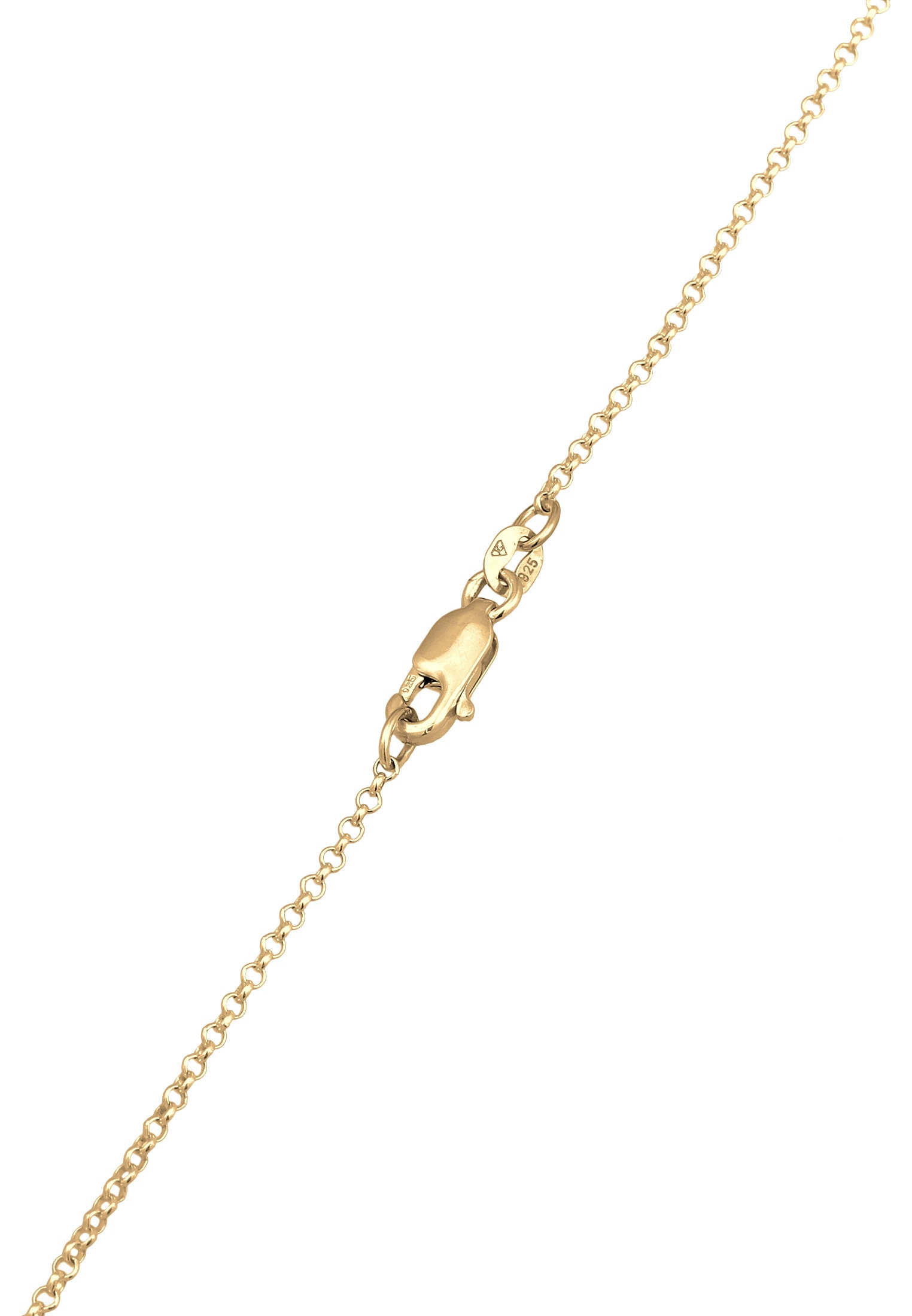 Elli DIAMONDS Silberkette »Halskette Herz Lab Grown Diamanten (0.18 ct) 925 Silber«