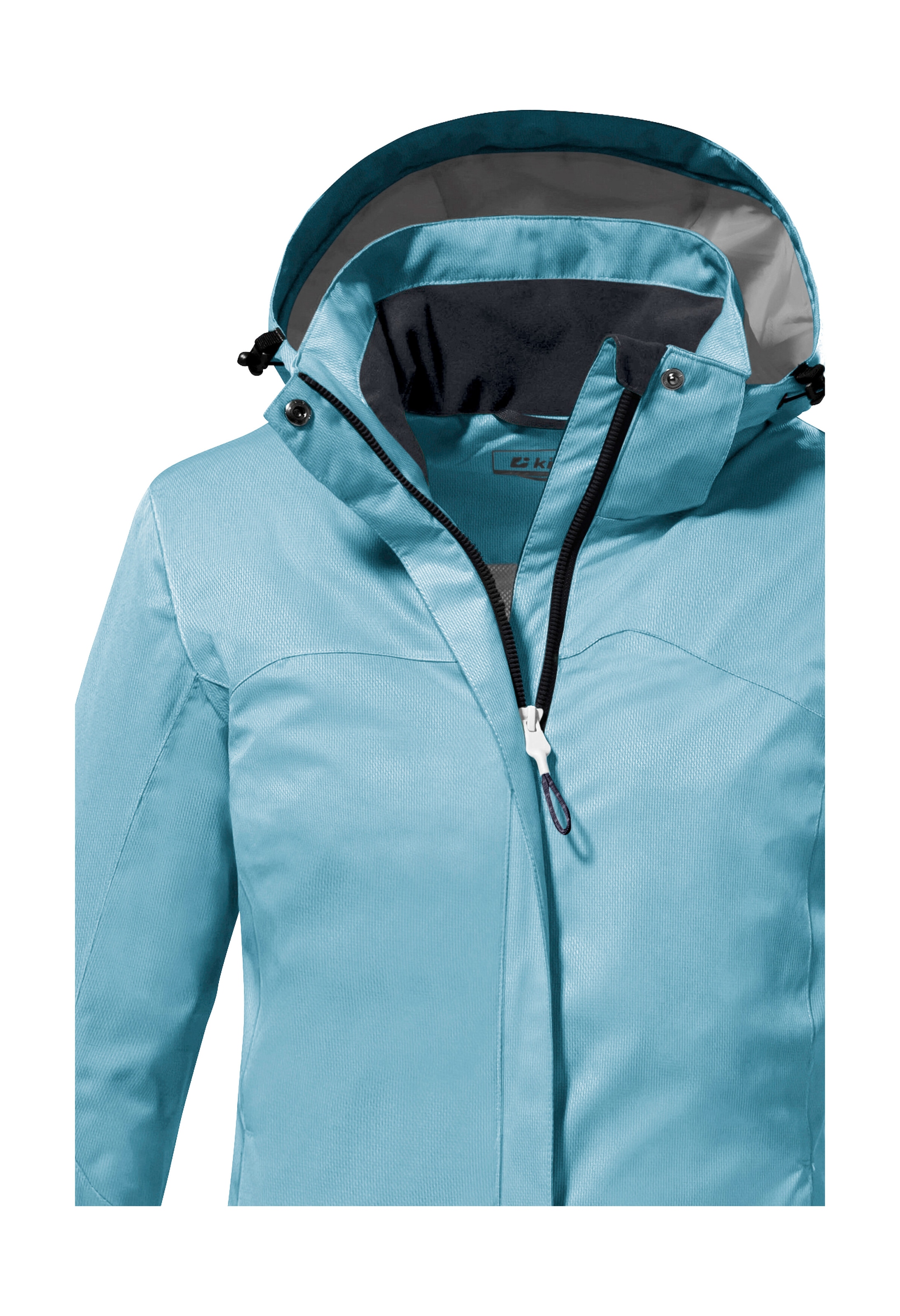 Killtec Outdoorjacke »KOS 133 WMN JCKT«, Wasser- und winddichte Damenjacke mit abnehmbarer Kapuze, PFAS-frei