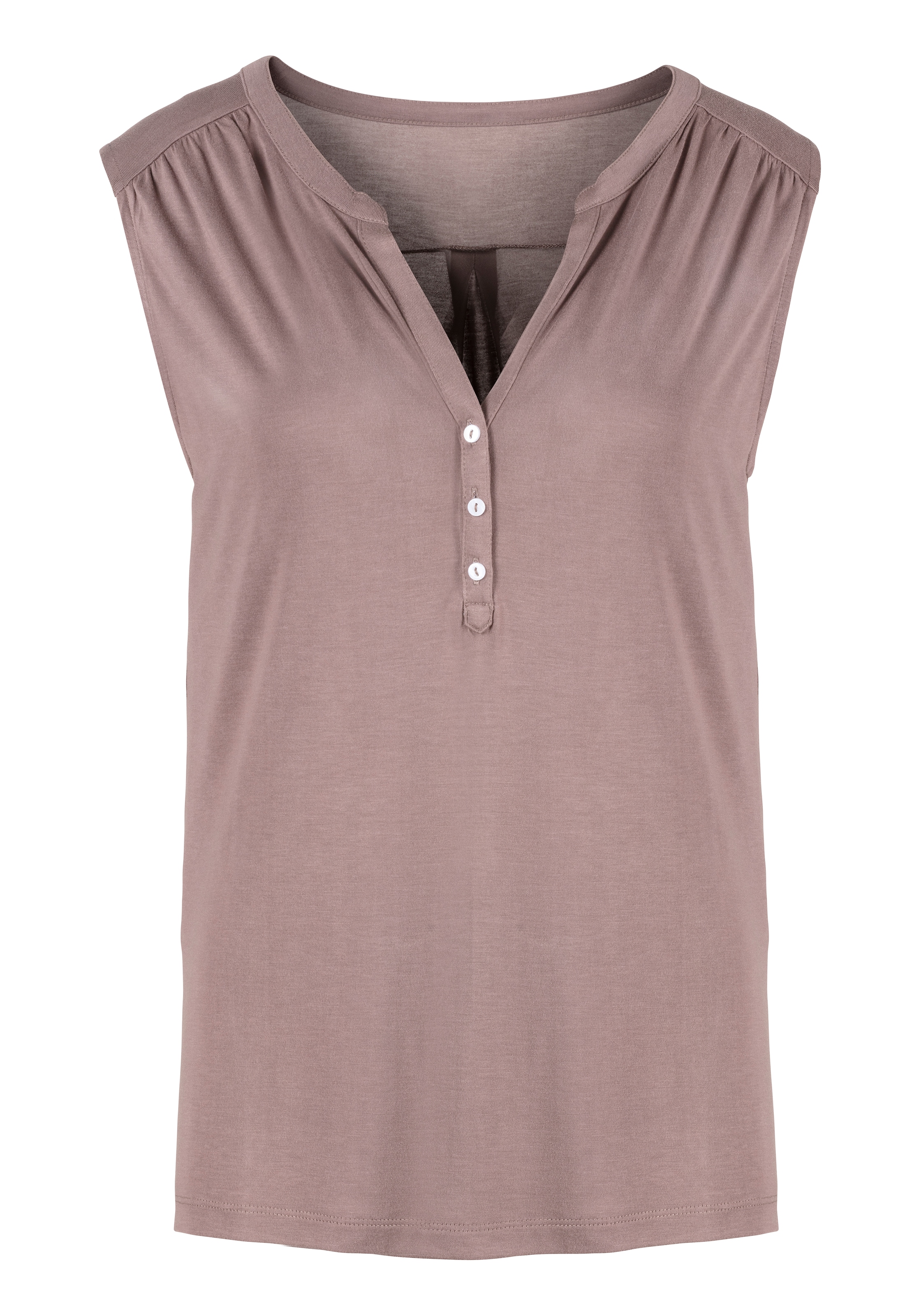 LASCANA Shirttop, (2er-Pack), in modischer Blusenoptik