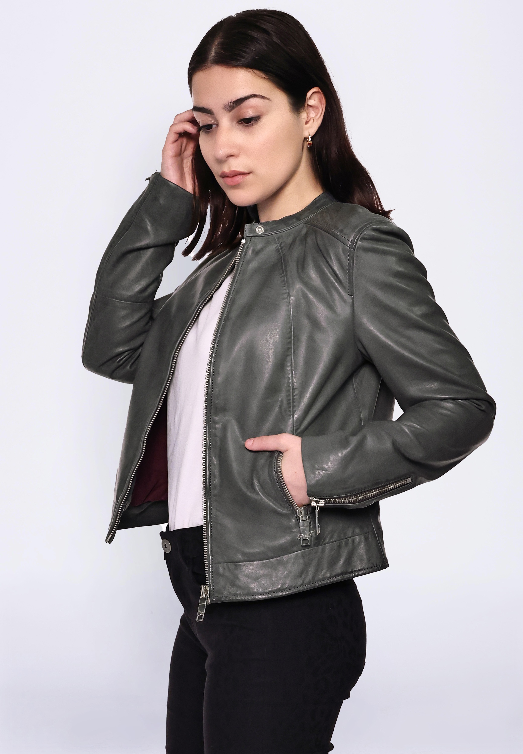 Maze Bikerjacke »Lederjacke«