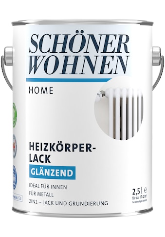 SCHÖNER WOHNEN-Kollektion Heizkörperlack »Home«, (1), 2,5 Liter, weiß, glänzend, ideal... kaufen