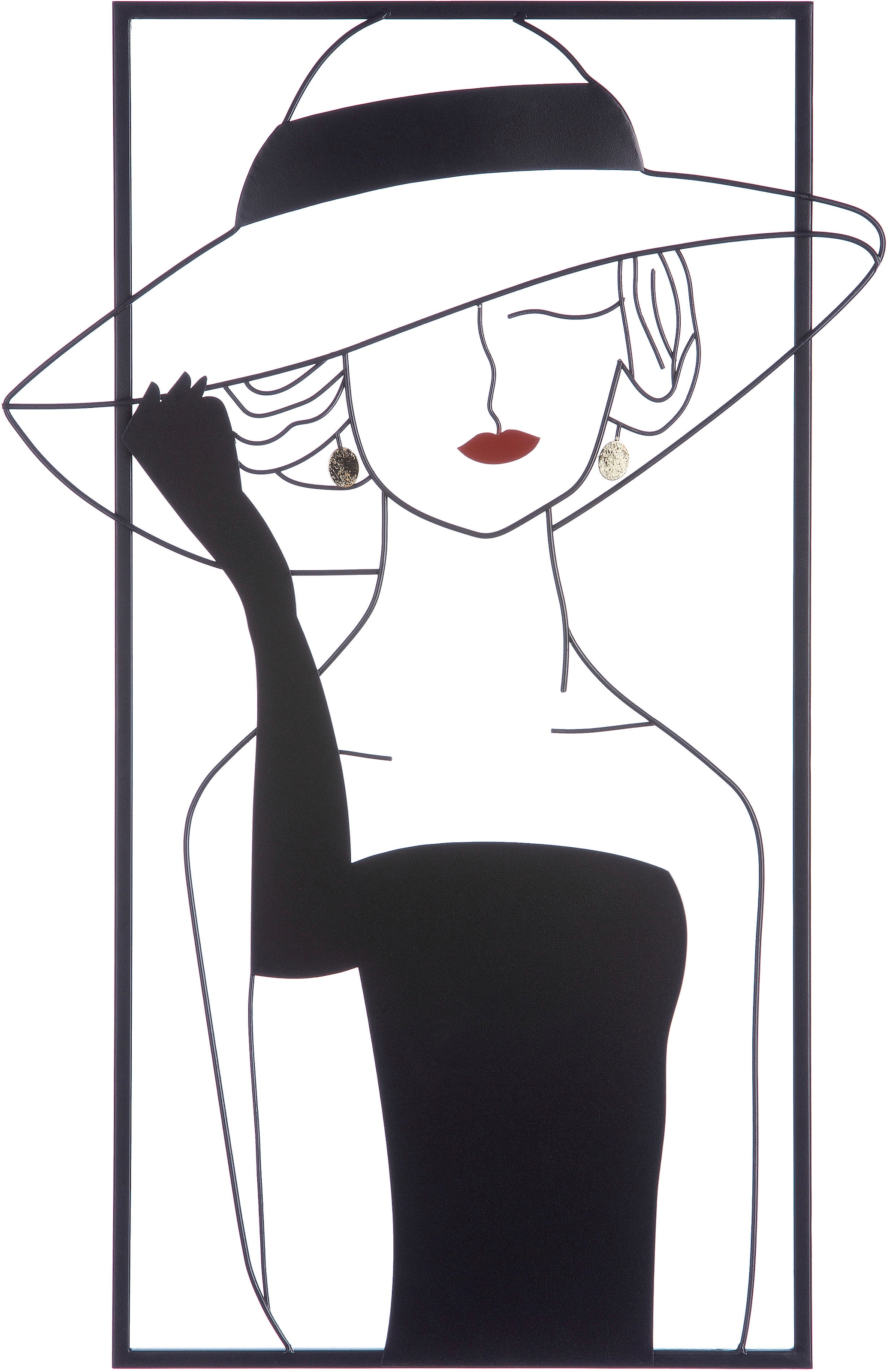 Lady Gilde mit Casablanca by auf Hut« kaufen Wanddekoobjekt Raten »Wandrelief