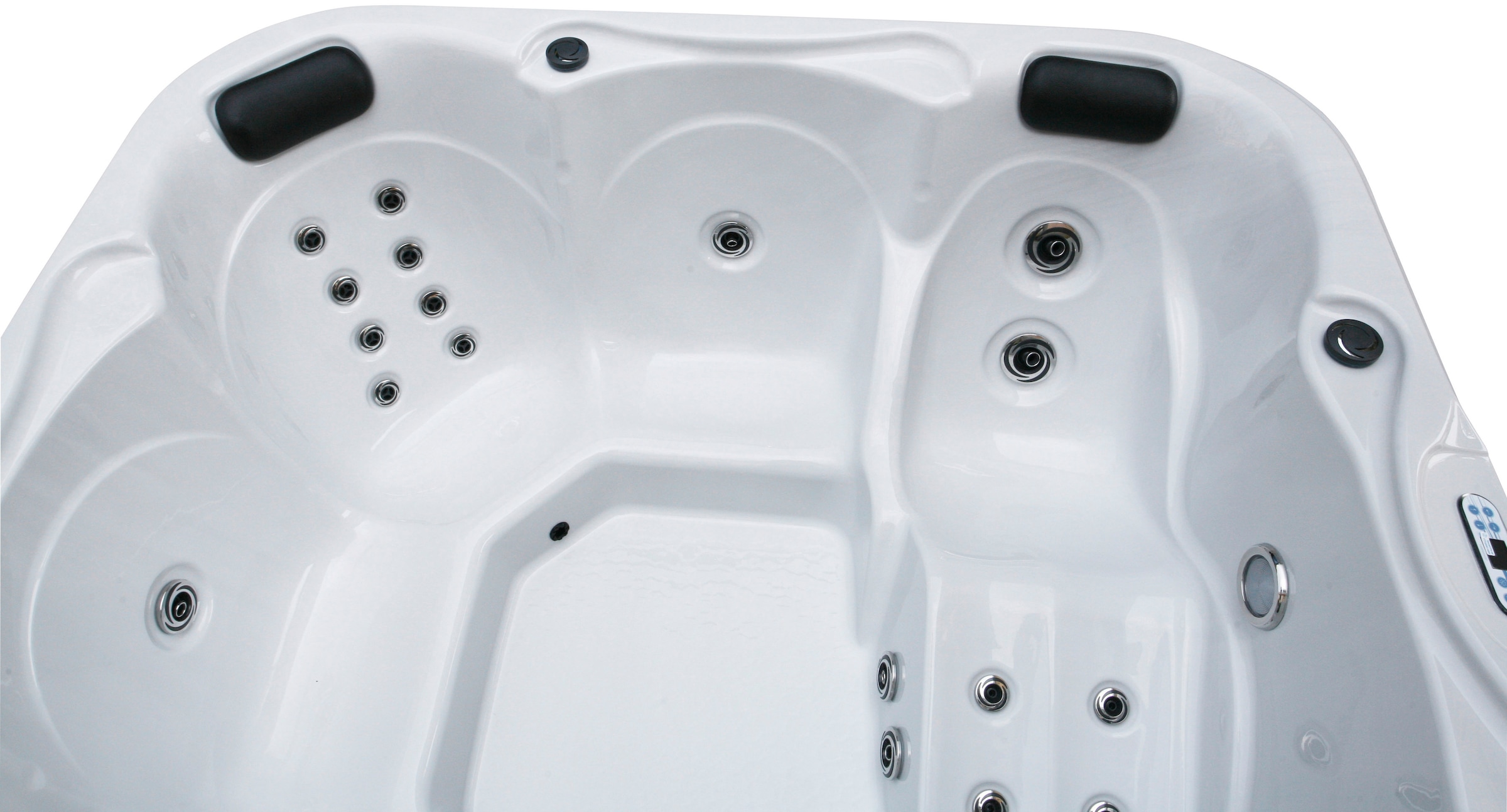 Sanotechnik Whirlpool »TIROL«, (Set), 210x210x80 cm, inkl. Einstiegsleiter und Abdeckung