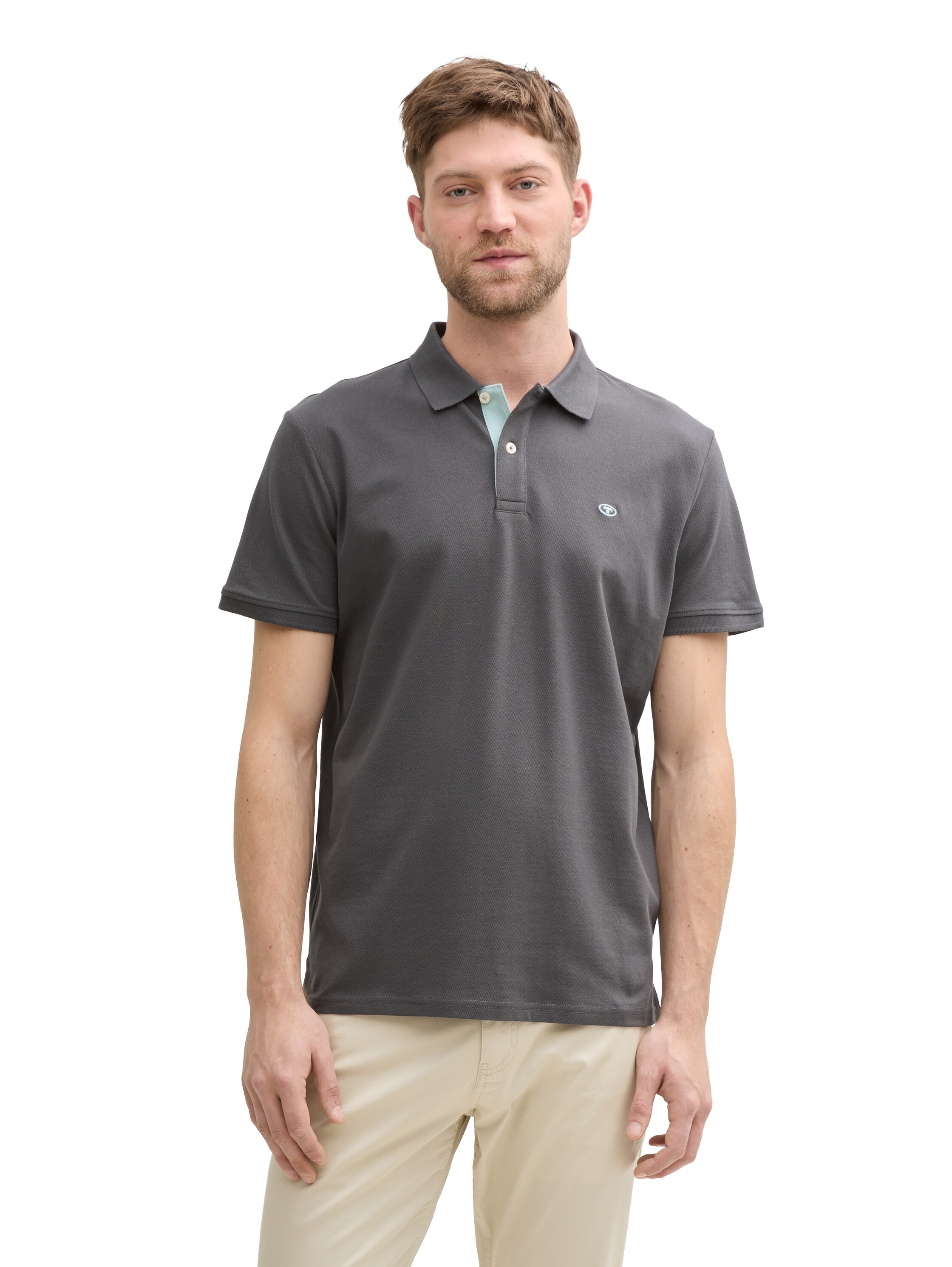 TOM TAILOR Poloshirt, mit Logo Stickerei