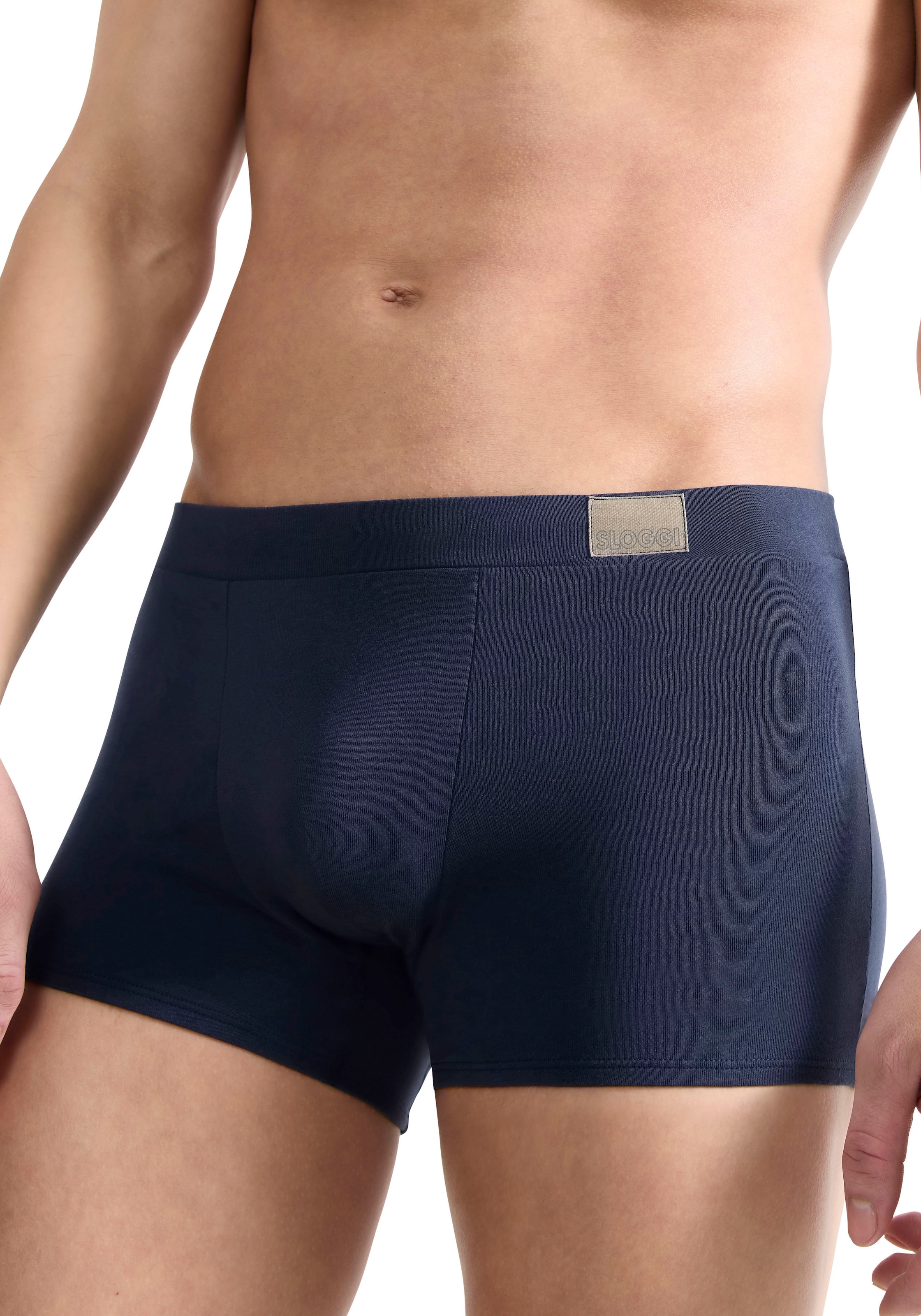 sloggi Hipster »Men GO Natural« 2er Pack,  Lässig, bequeme Basics, Baumwollmix, Soft-Bund, elastisch, weich
