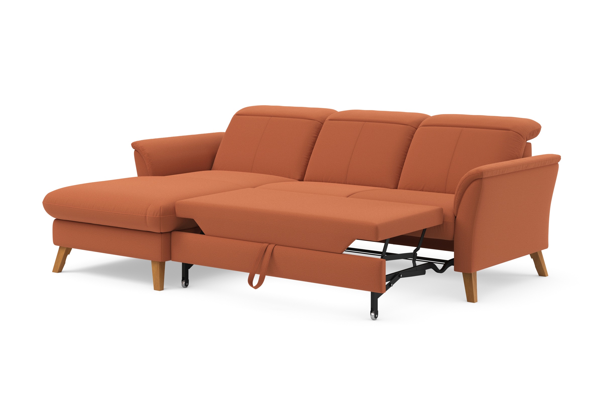 sit&more Ecksofa »Romero L-Form«, wahlweise mit oder ohne Relax-Funktion, Bettfunktion, Bettkasten