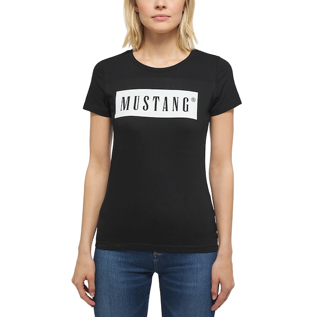 MUSTANG T-Shirt »Mustang T-Shirt Print-Shirt« bei ♕