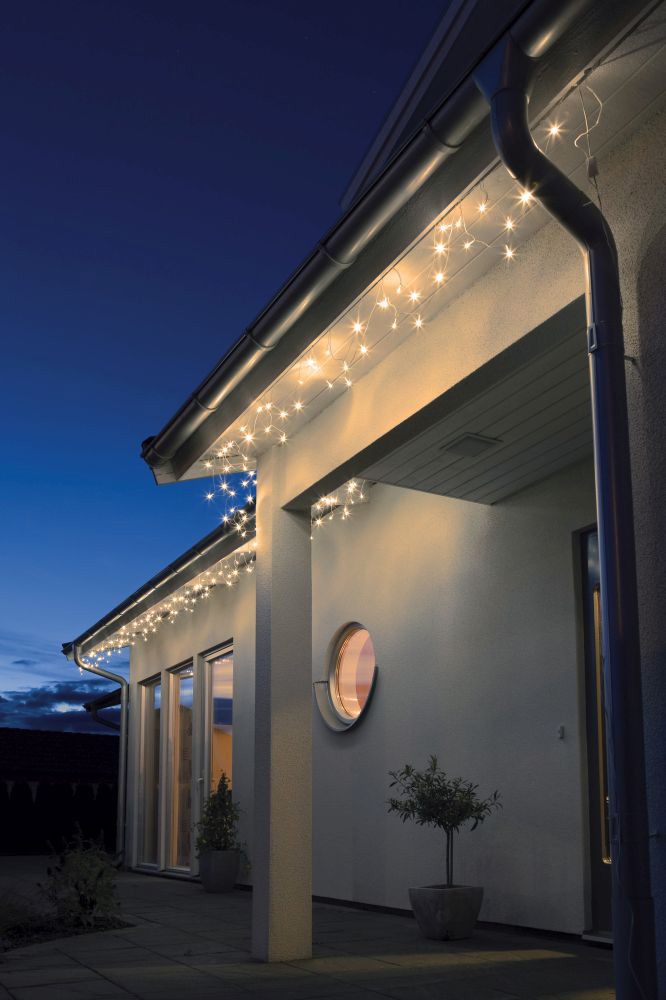 KONSTSMIDE LED-Lichterkette »Weihnachtsdeko bequem bogenform, 200 aussen«, kaufen Dioden bernsteinfarbene