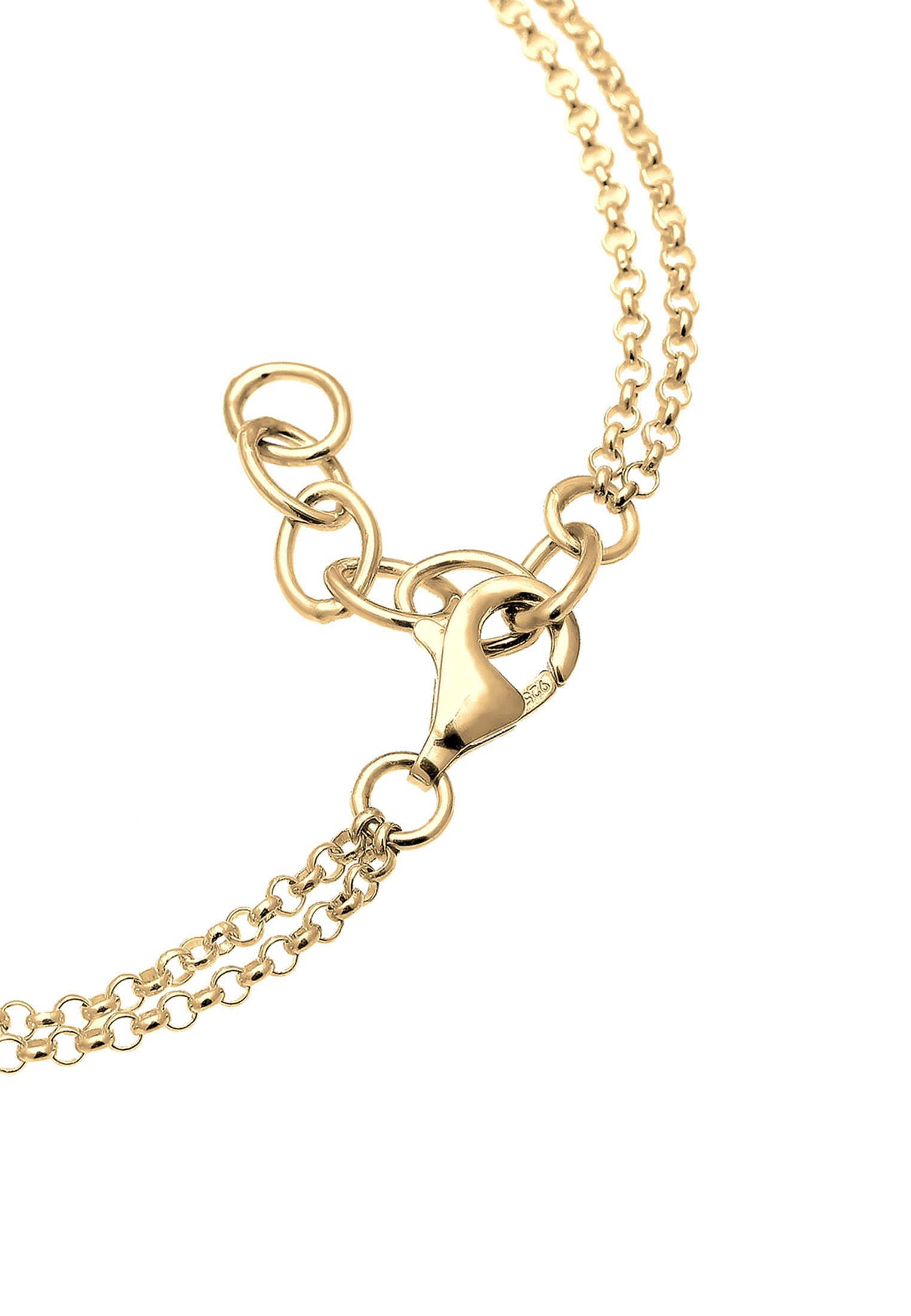 Elli Armkette »Armband Boho Traumfänger Feder 925 Sterling Silber«