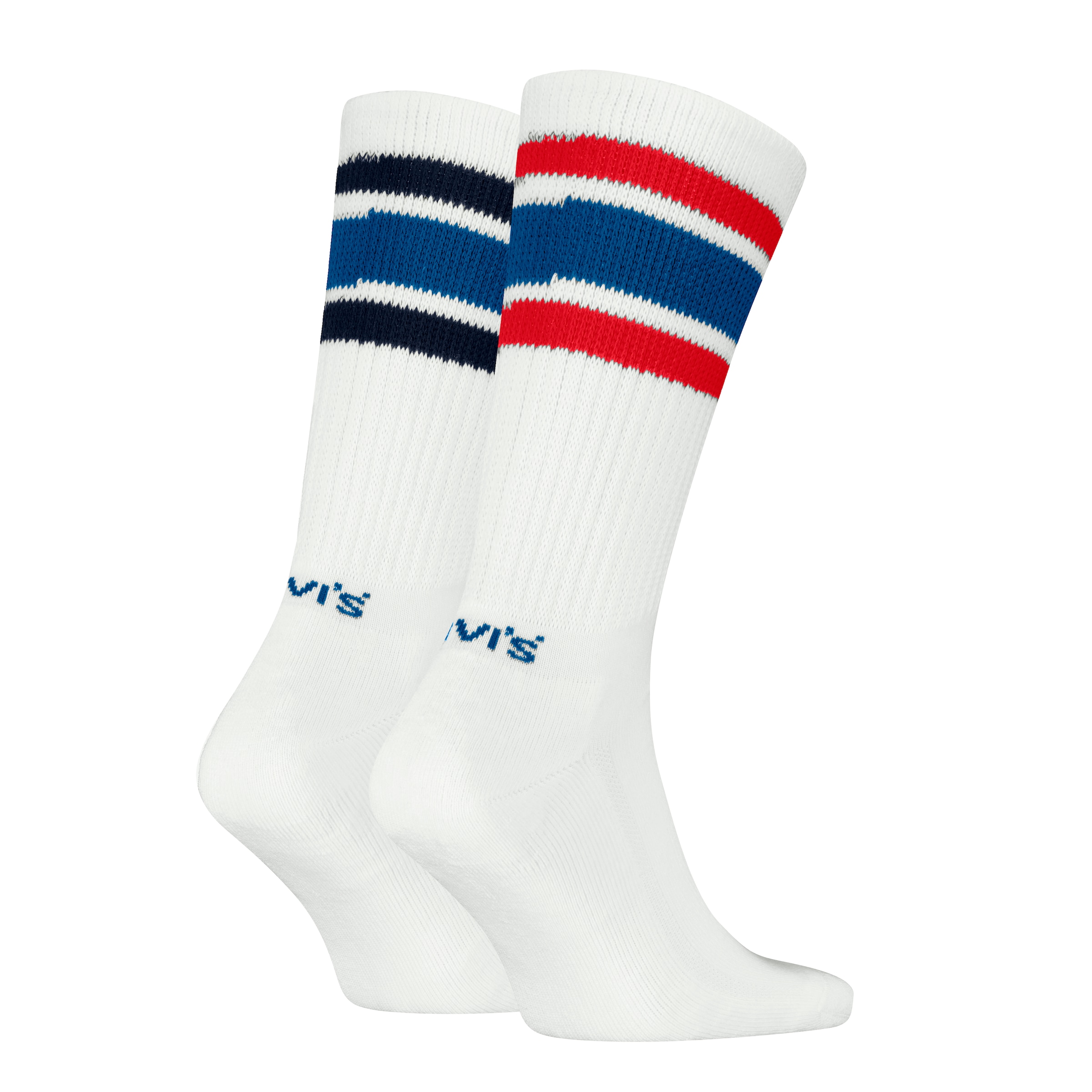 Levi's® Socken »LEVIS REG CUT SPORT 2P«, (2 Paar), mit sportlichen Streifen-Mustern