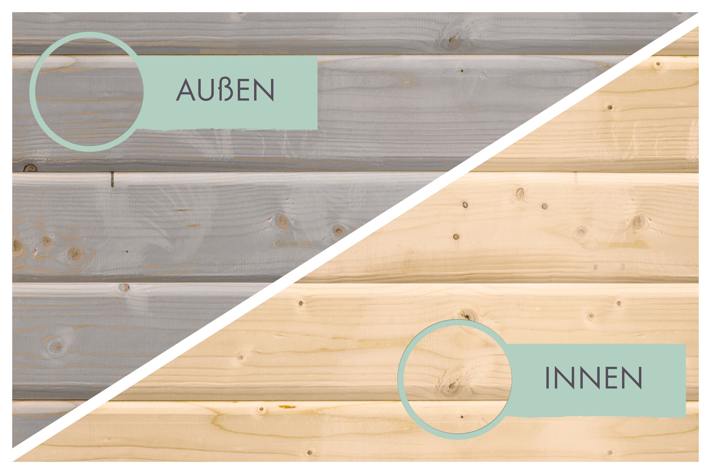 Karibu Gartenhaus »»Merseburg 3« vorvergraut mit Anbaudach« aus Fichtenholz, farbig lasiert