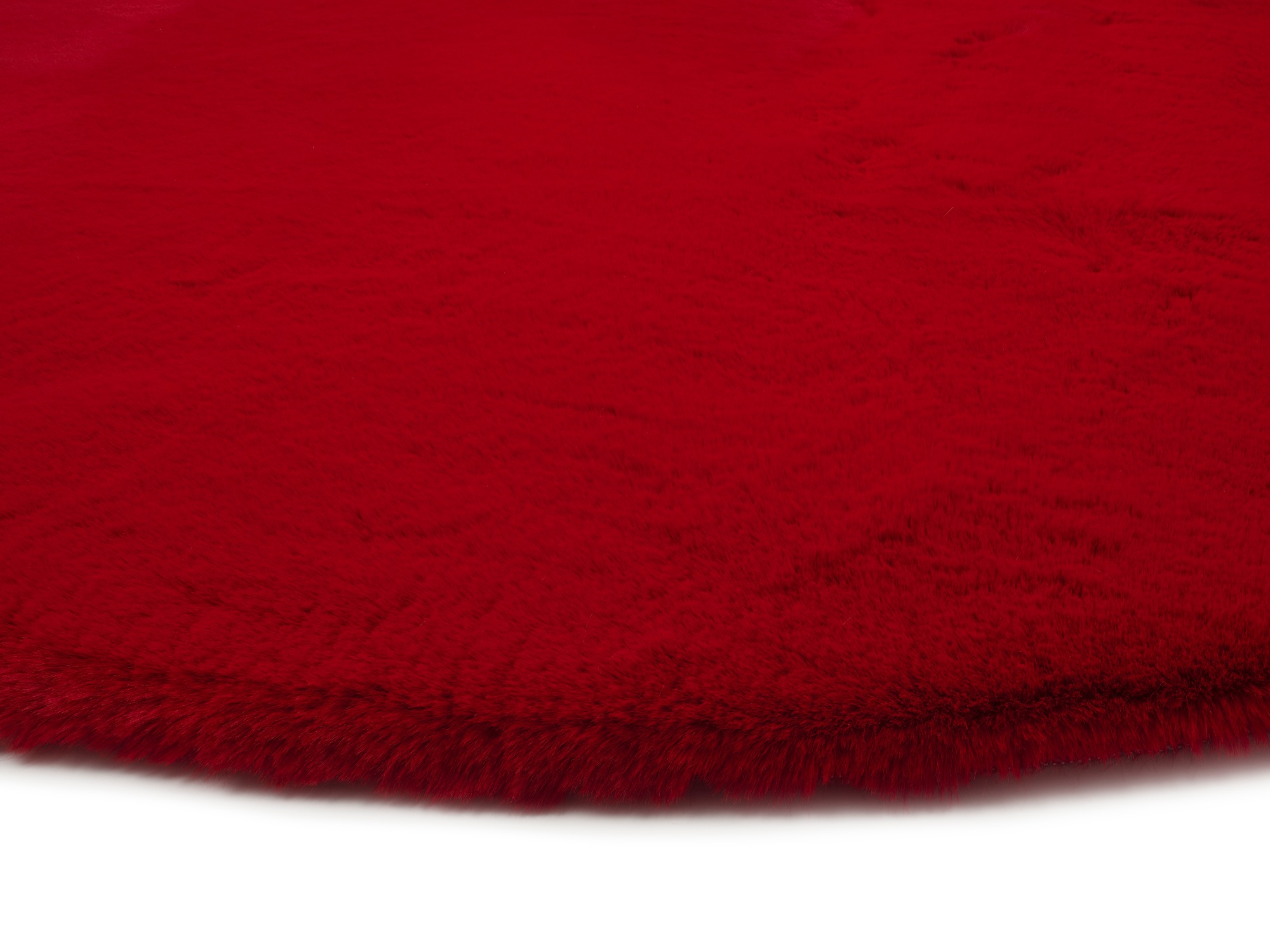 OCI DIE TEPPICHMARKE Teppich »ROCKY SOFT«, rund, 35 mm Höhe, Kunstfell, weich, kuschelig, maschinell gewebt, waschbar