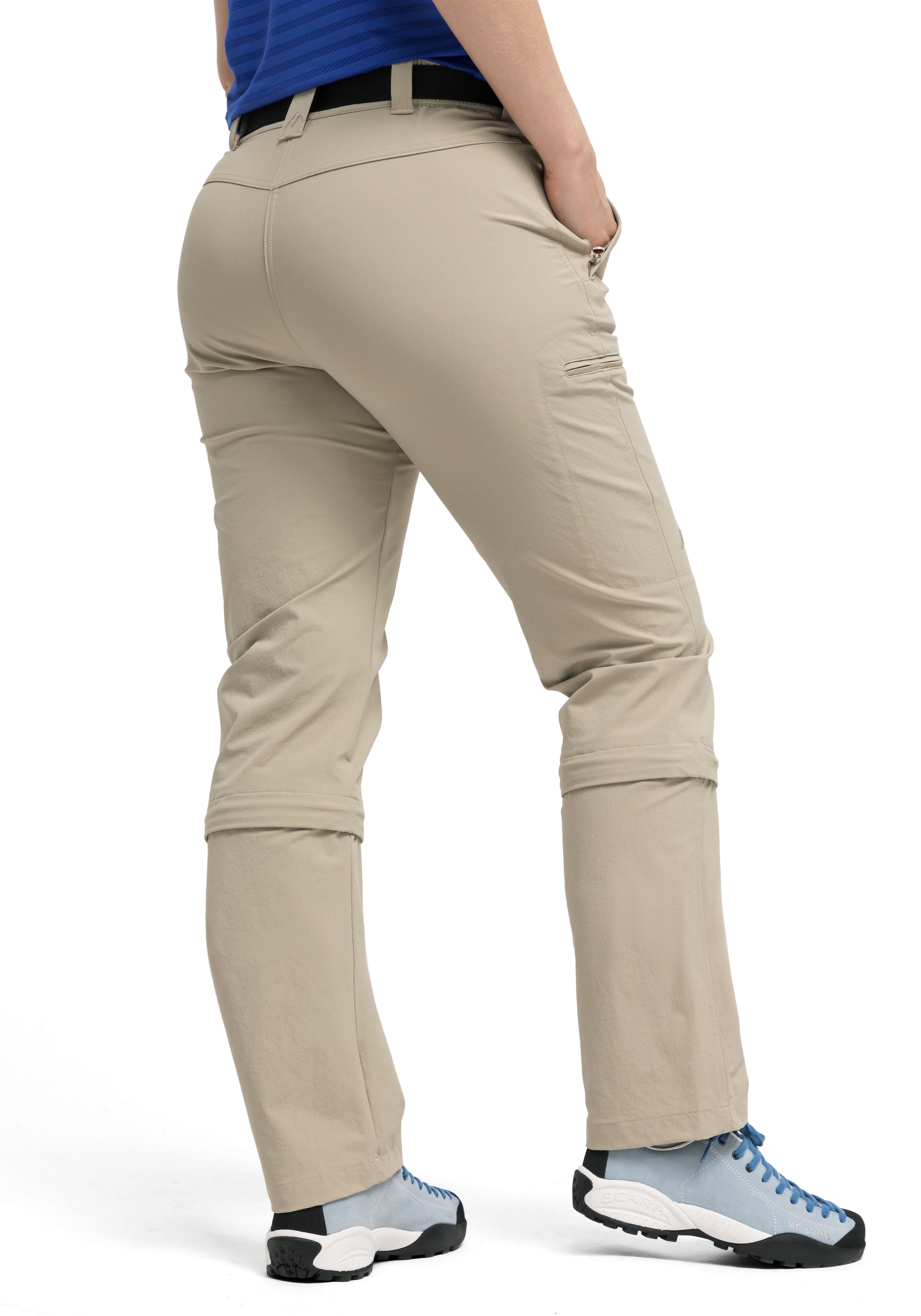 Maier Sports Funktionshose »Arolla«, Damen Wanderhose, atmungsaktive zipp-off Capri-Hose