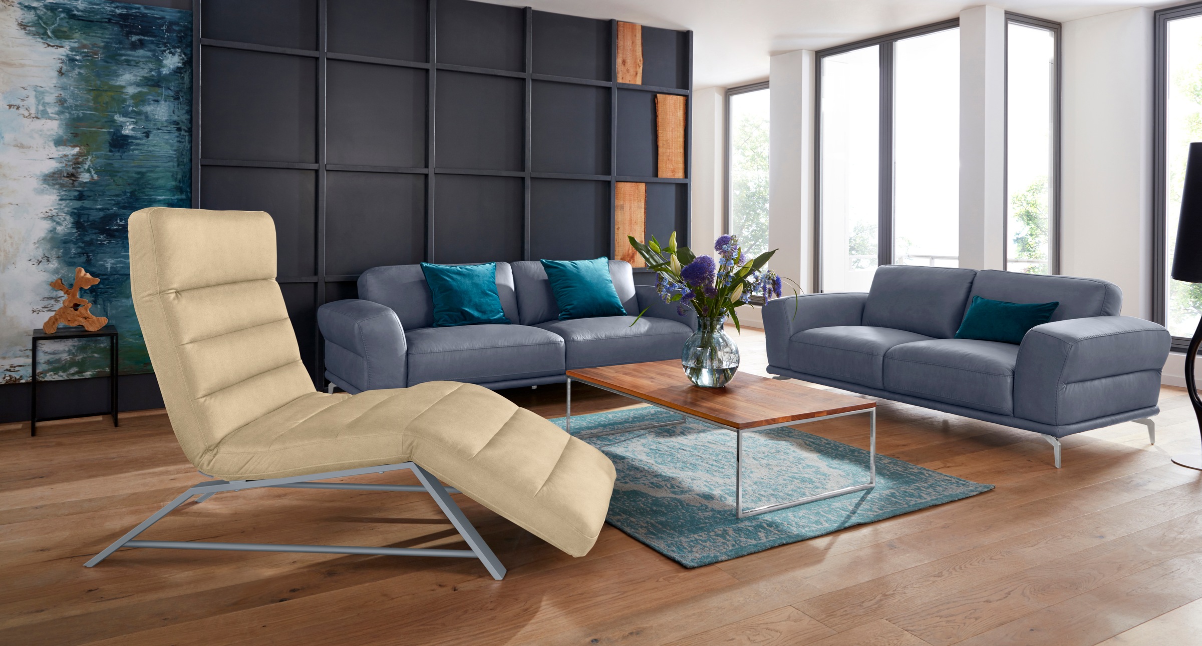 W.SCHILLIG Relaxliege »daily dreams«, Funktionsliege wahlweise mit Motor, Gestell matt, Breite 75 cm