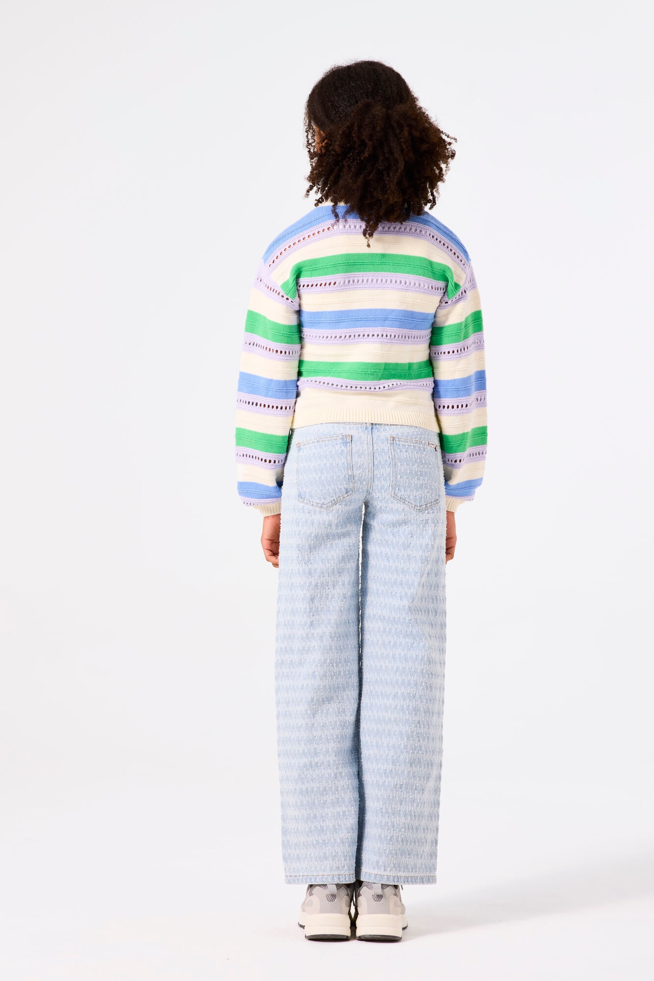 Garcia Weite Jeans, mit Strukturmuster