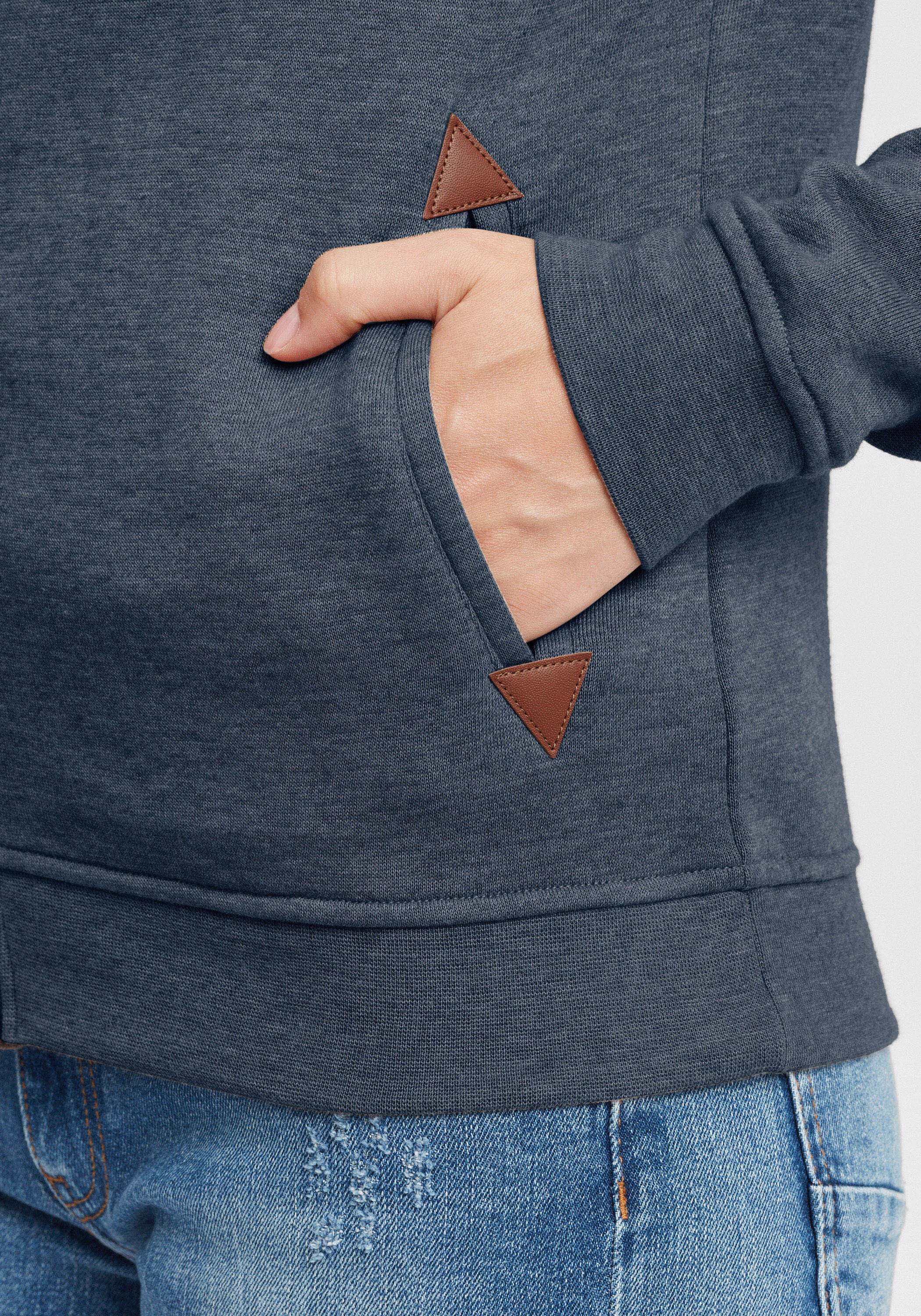 OXMO Kapuzensweatjacke »Kapuzensweatjacke OXVicky«