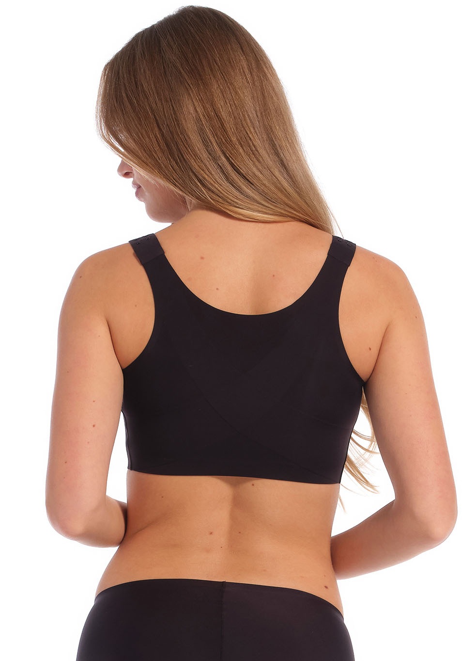 MAGIC Bodyfashion Bügelloser BH »Posture Bra«, straffer, korrigierender Haltungs-BH mit Frontverschluss