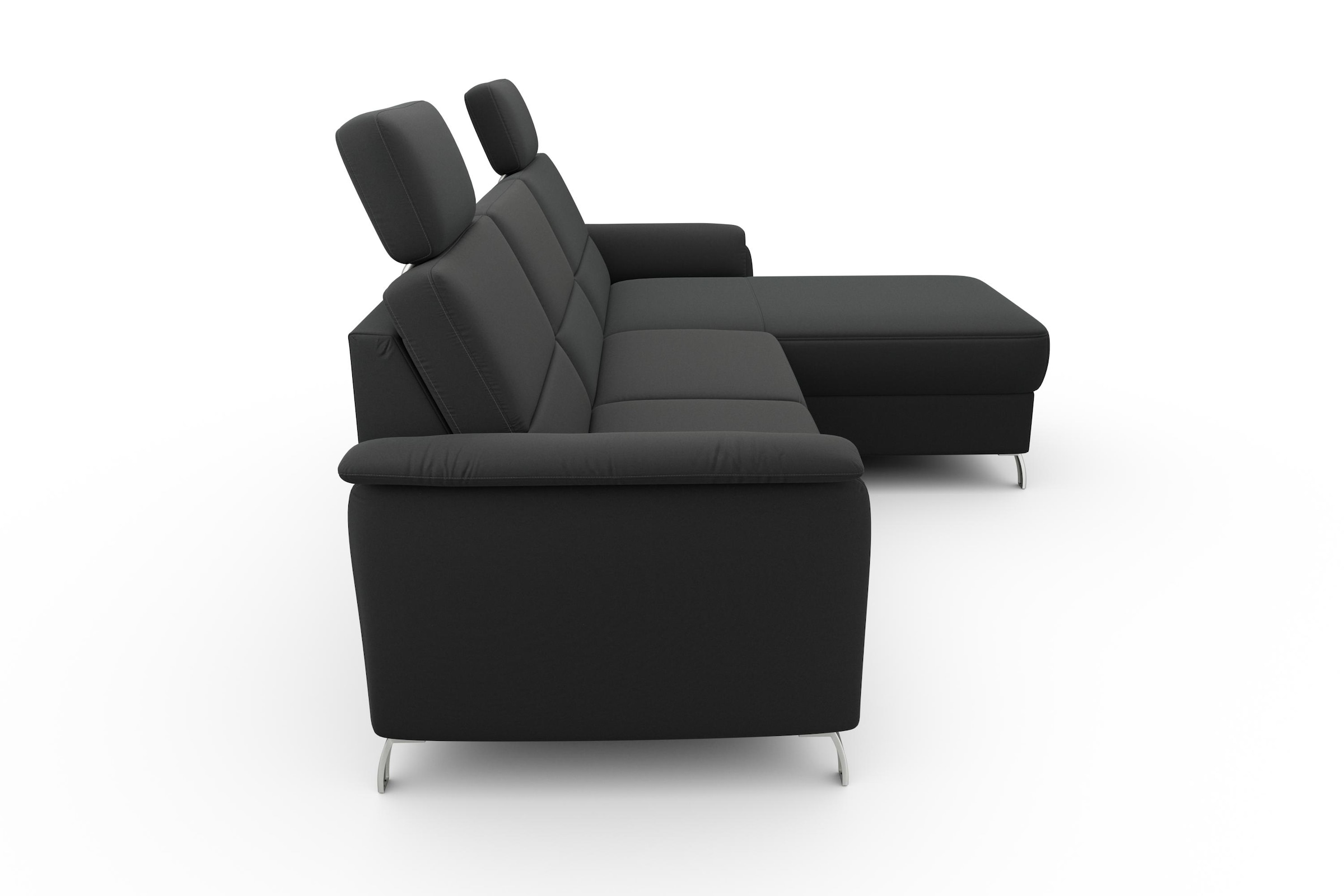sit&more Ecksofa »Palmera L-Form«, Federkern, wahlweise mit Bettfunktion und mit/ohne Stauraum