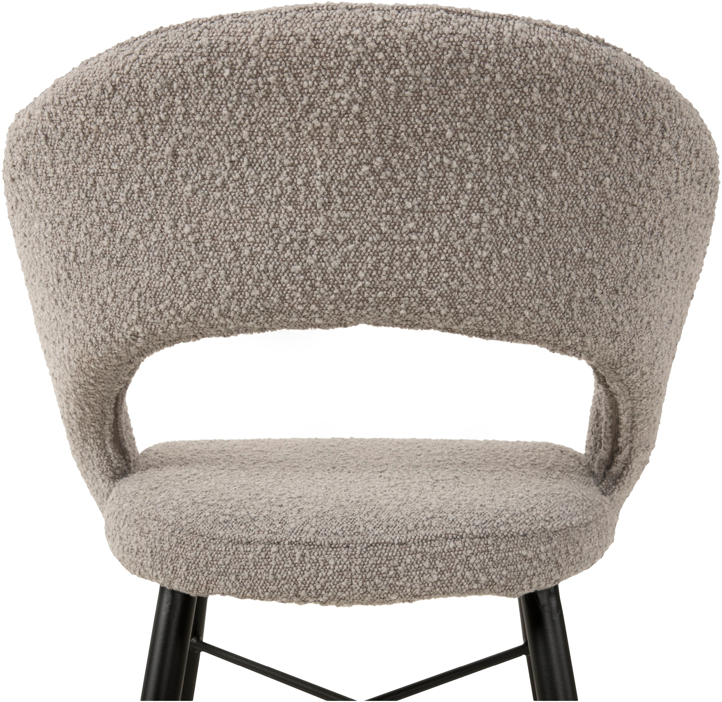 OMG Design Esszimmerstuhl »Marley«, (Set), 1 St., Stoff, mit modernem Cut-Out, Bouclé Bezug