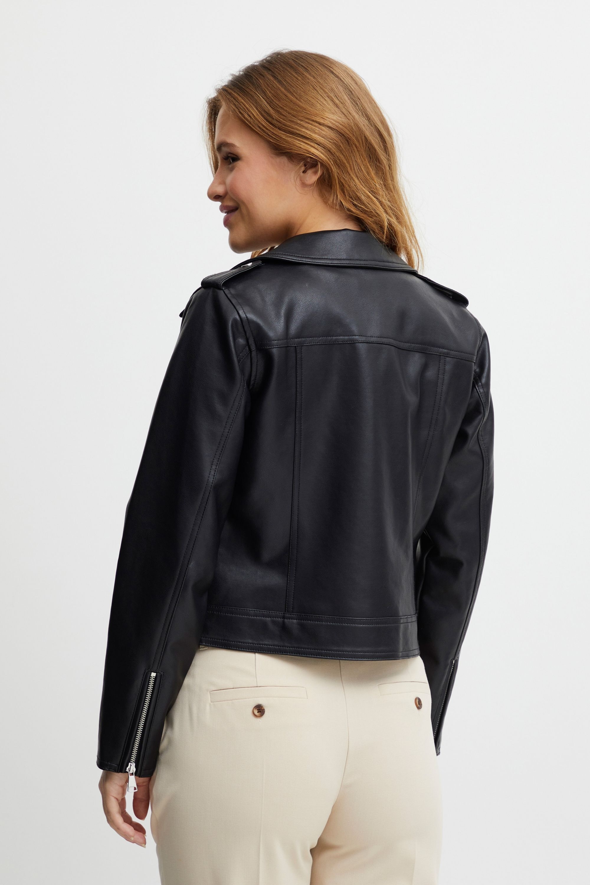 b.young Lederimitatjacke »Lederimitatjacke BYAcomy«, ohne Kapuze