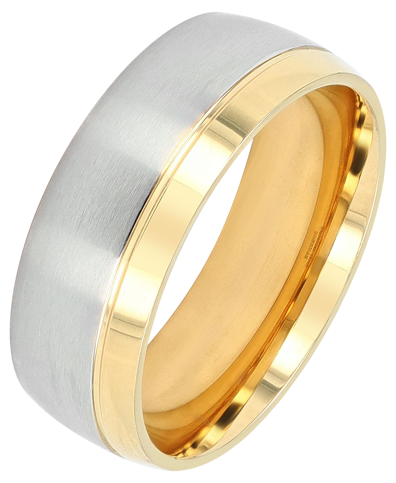 Adelia´s Fingerring »Herren Ring aus Edelstahl«
