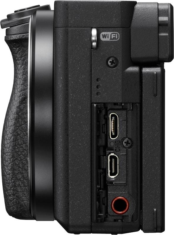 Sony Systemkamera »ILCE-6400B - Alpha 6400 E-Mount«, 24,2 MP, 4K Video, 180°  Klapp-Display, NFC, nur Gehäuse bei