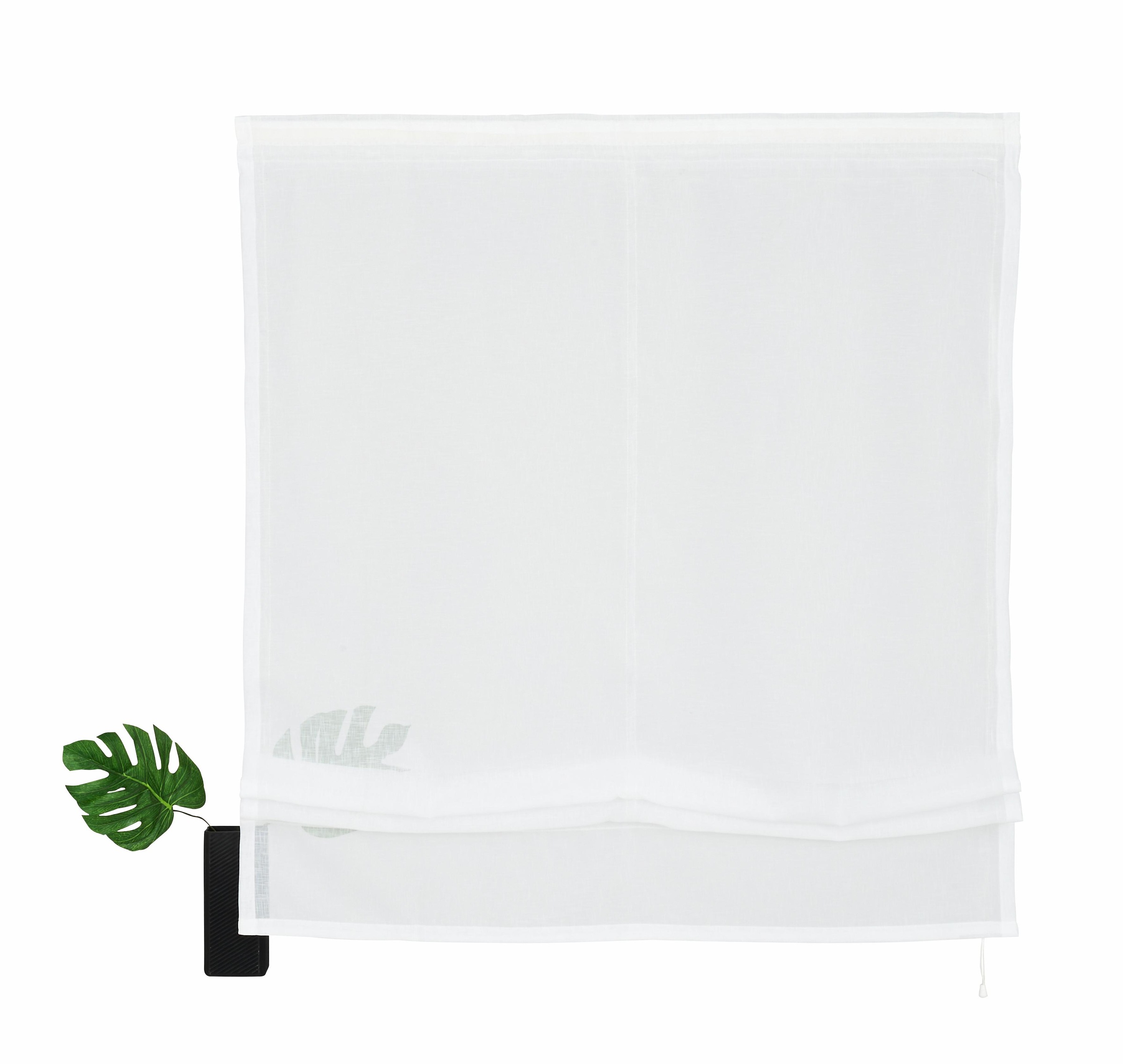 OTTO home Raffrollo "Regina" mit Klettband Transparent, Voile, Polyester