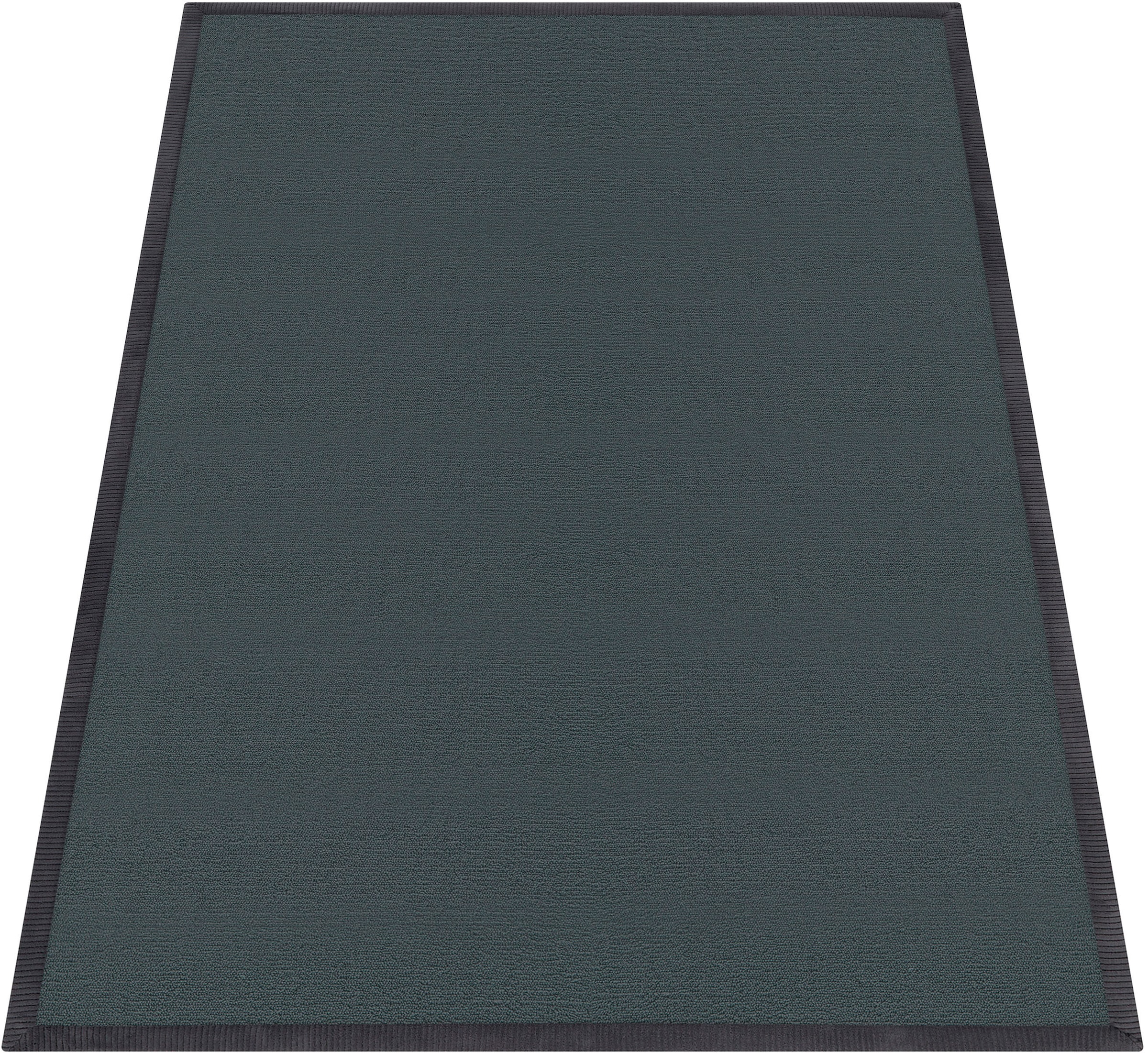 Tapis à poils courts TATAMI 475 Anthracite Rectangulaire Paco Home
