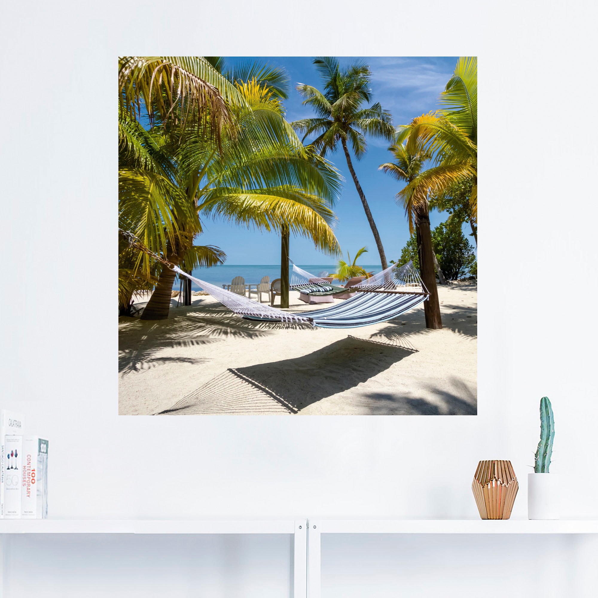 Artland Wandfolie »Florida Keys Strandleben«, Strand, (1 St.), selbstklebend