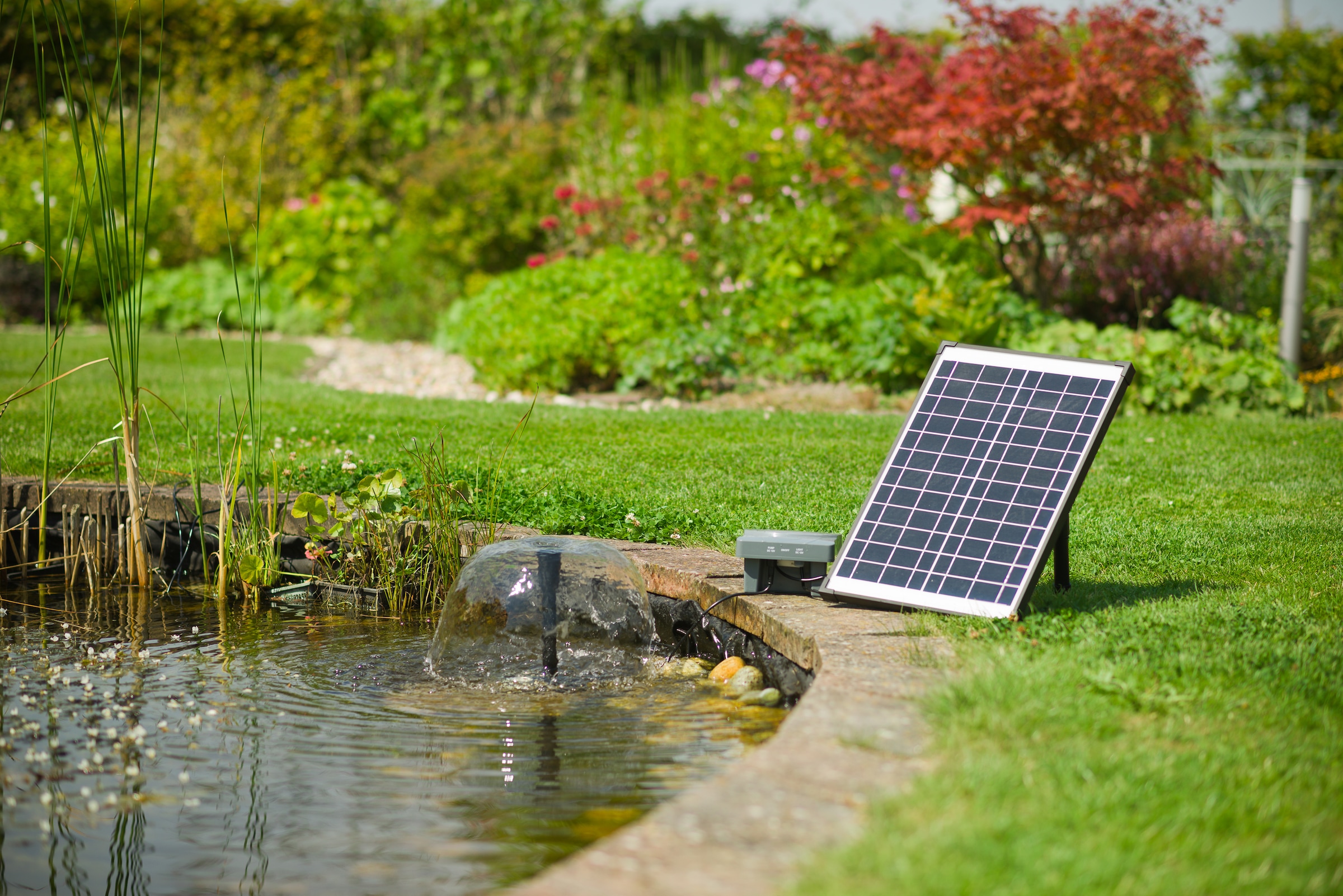 Ubbink Springbrunnenpumpe »SolarMax 1000 Accu inkl. PowerControl«, Hybrid-Funktion