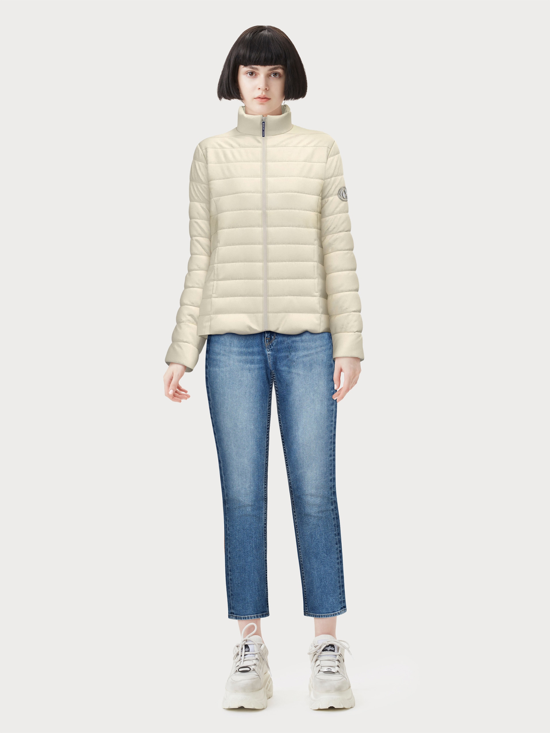 Pepe Jeans Steppjacke »FANNY«, mit durchgehendem Reißverschluss und toller Steppung