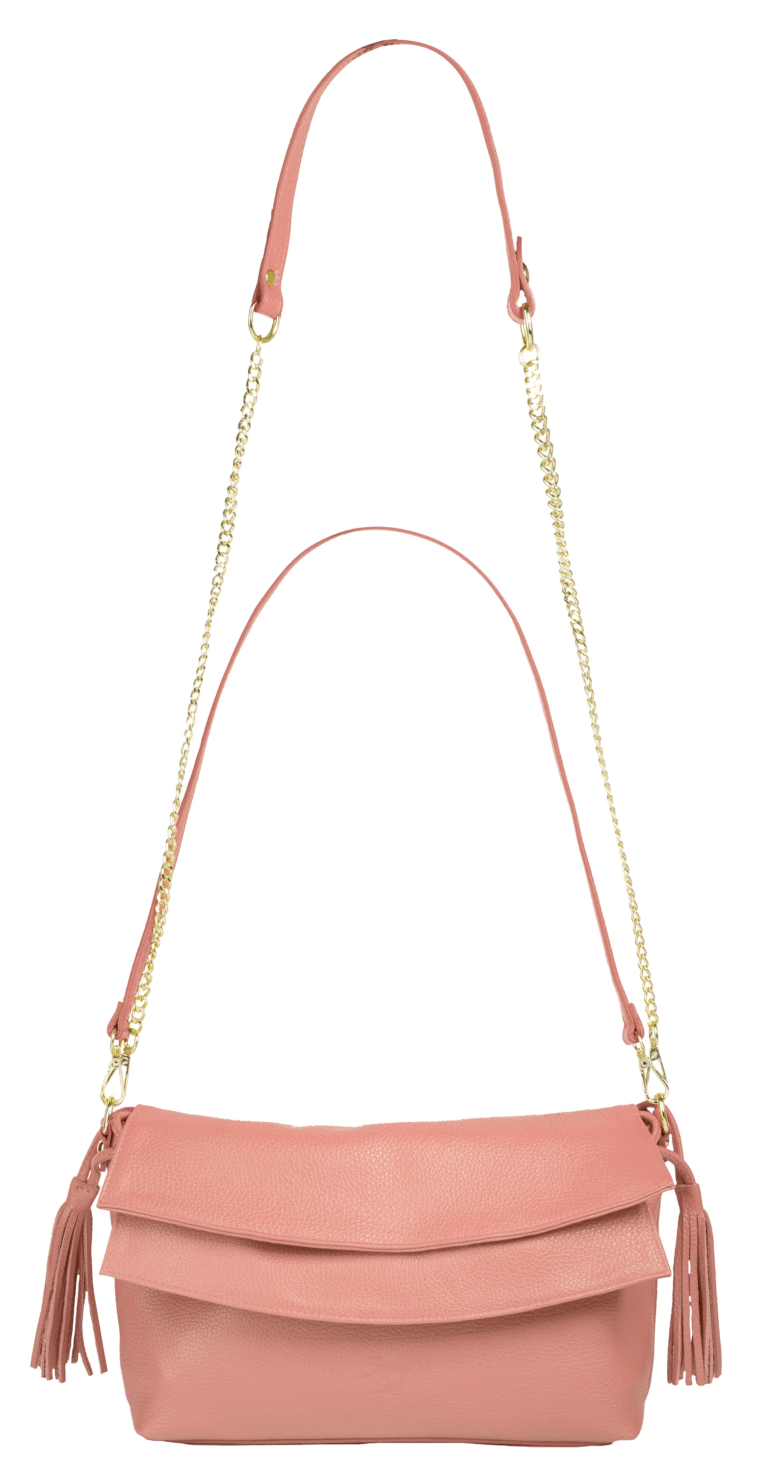 Samantha Look Umhängetasche echt Leder, Made in Italy