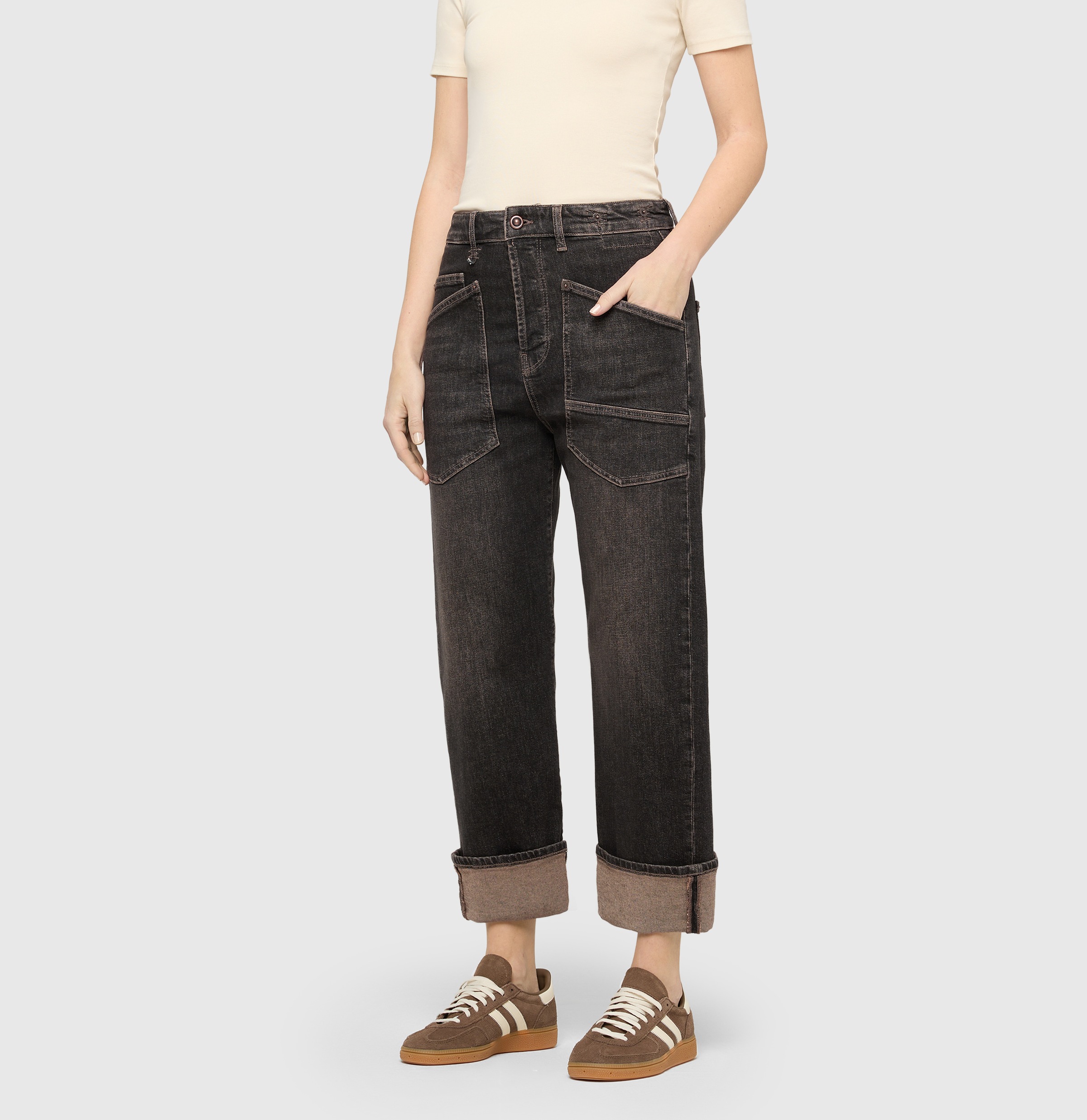 MAC Relax-fit-Jeans Baggy fit für den legeren, bequemen Look