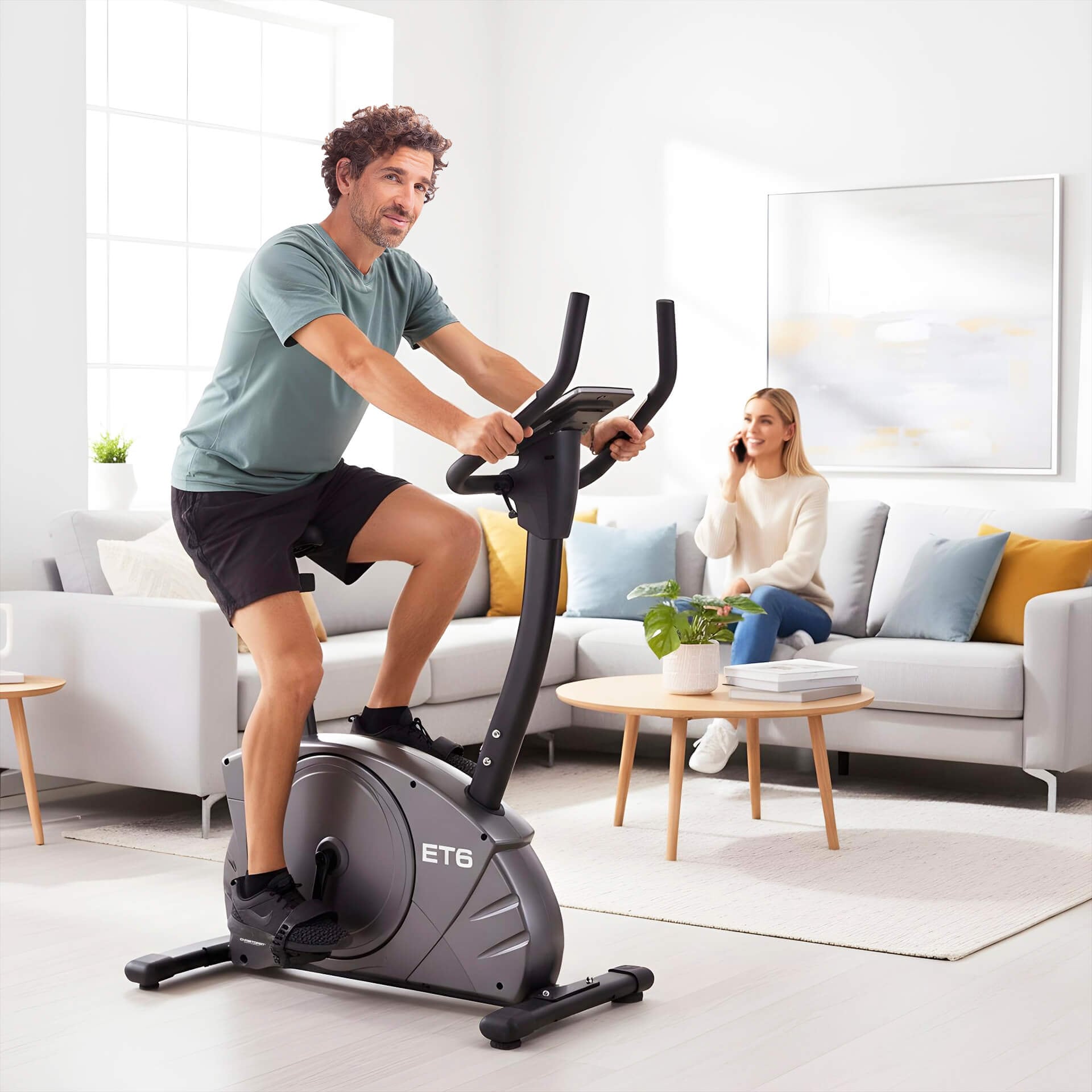 Christopeit Sport® Ergometer »ET 6« 150 kg max. Benutzergewicht, Fahrrad, 24 Widerstandsstufen