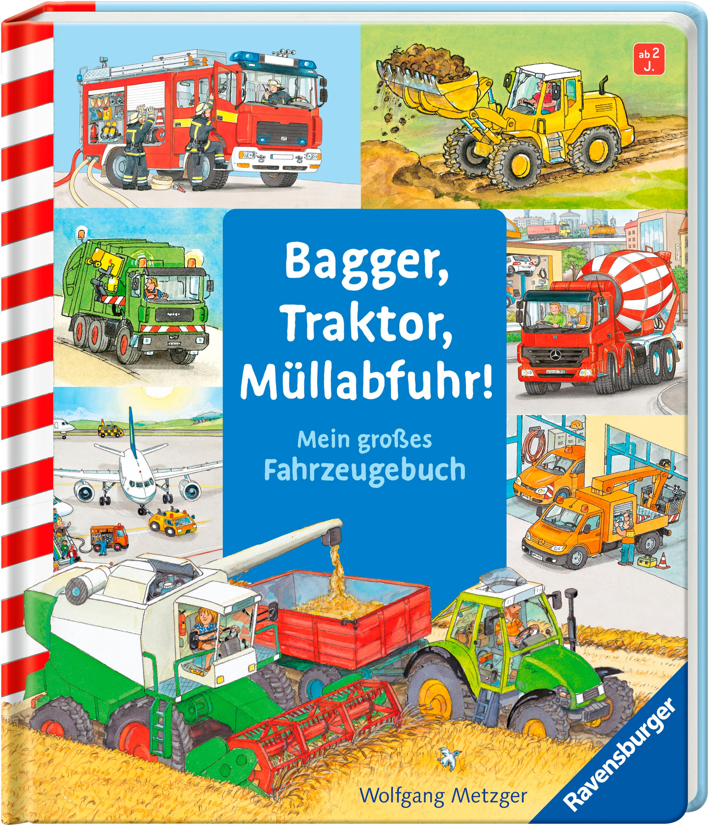 Buch »Pappbilderbuch, Bagger, Traktor, Müllabfuhr!«, FSC® - schützt Wald - weltweit