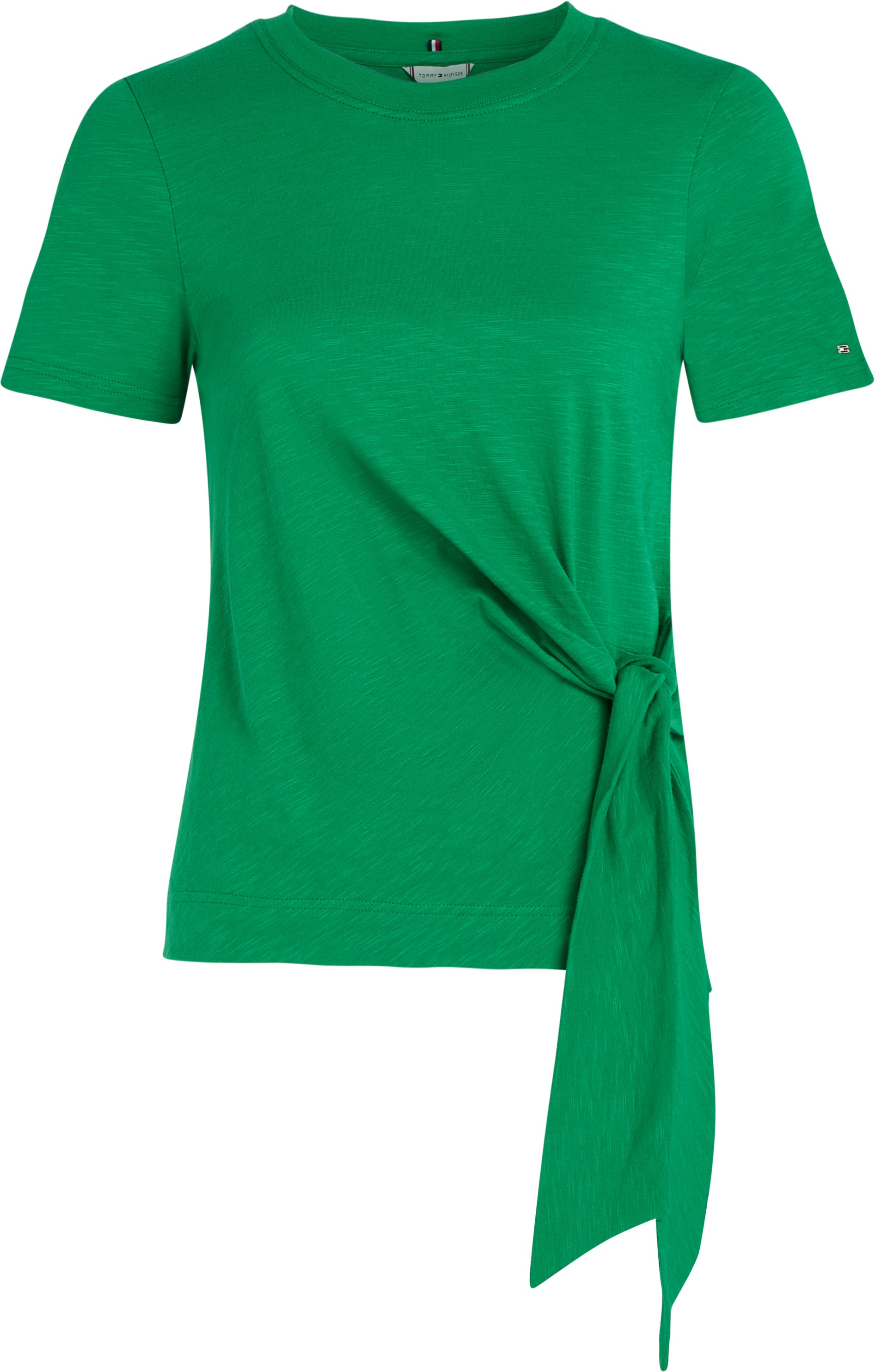 Tommy Hilfiger T-Shirt »KNOT BOAT-NK SS TEE«, in asymmetrischer Form