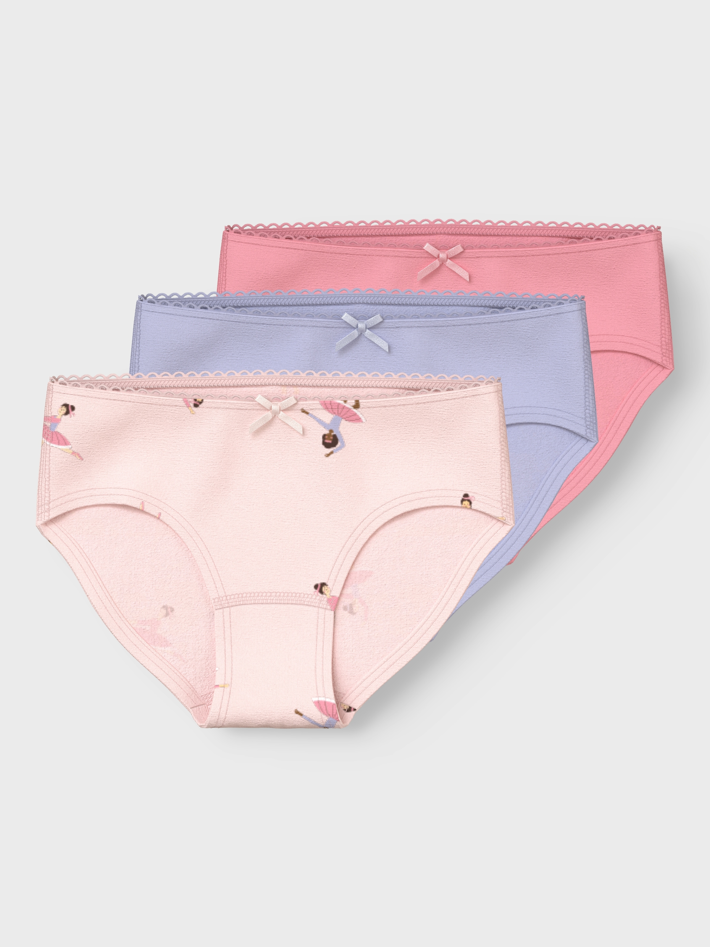 Name It Panty »NMFBRIEFS 3P BALLARINA NOOS«, (3 St.)