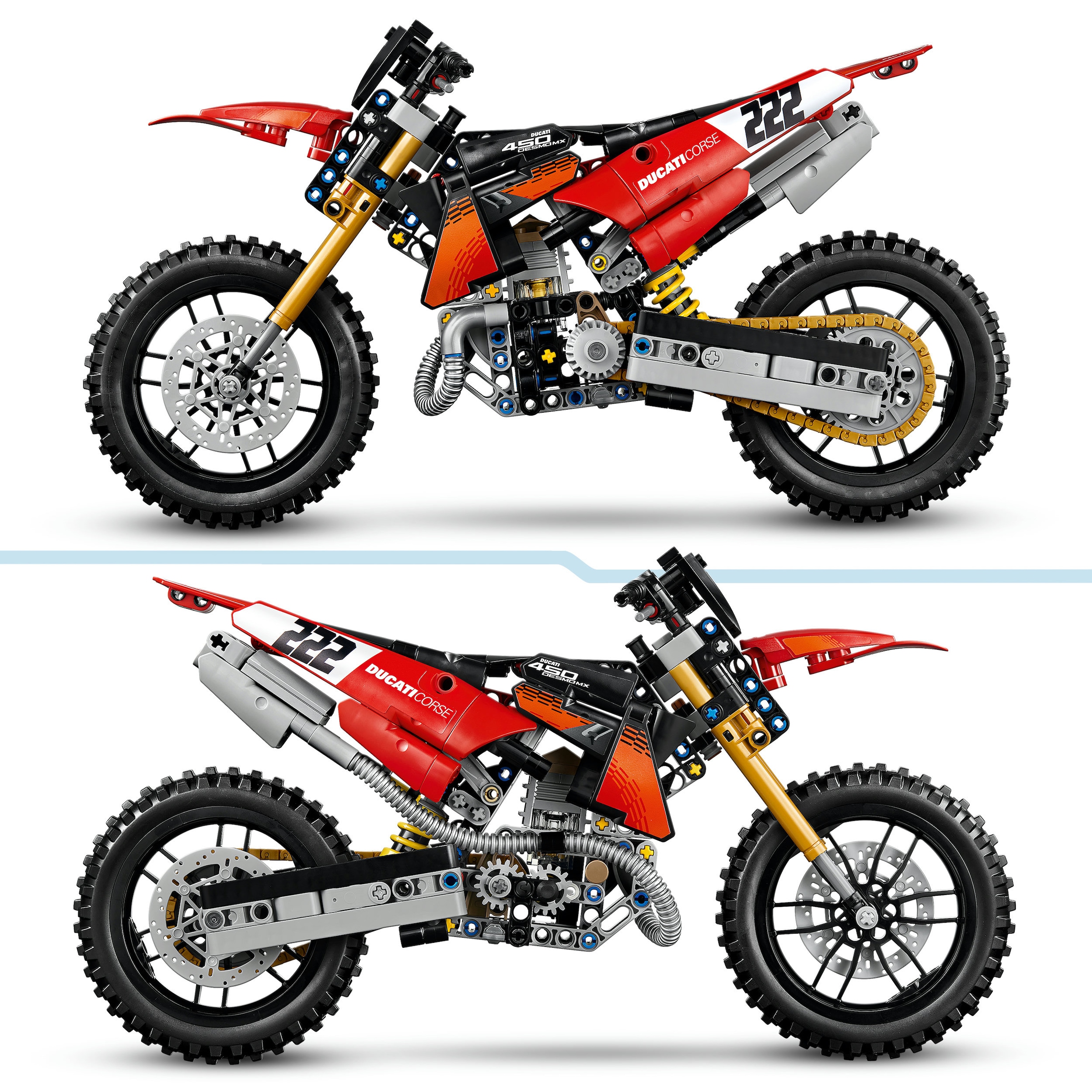 LEGO® »Ducati Desmo450 MX Factory Motorrad (42238), LEGO Technic« Made in Europe