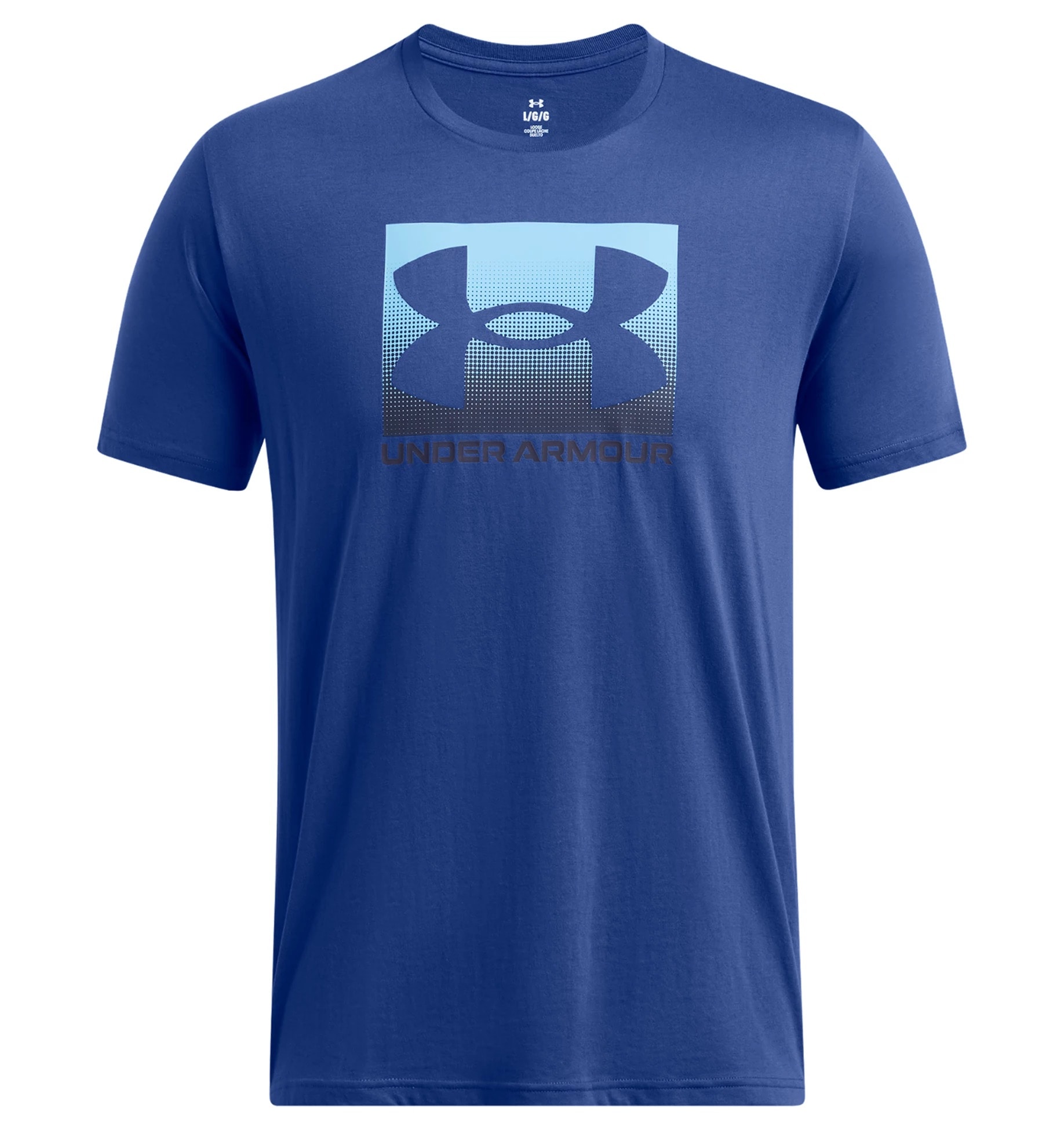 Under Armour® T-Shirt »UA M BOXED SPORTS UPDATED SS« sportlicher Stil, Rundhalsausschnitt, aus Baumwolle und Polyester