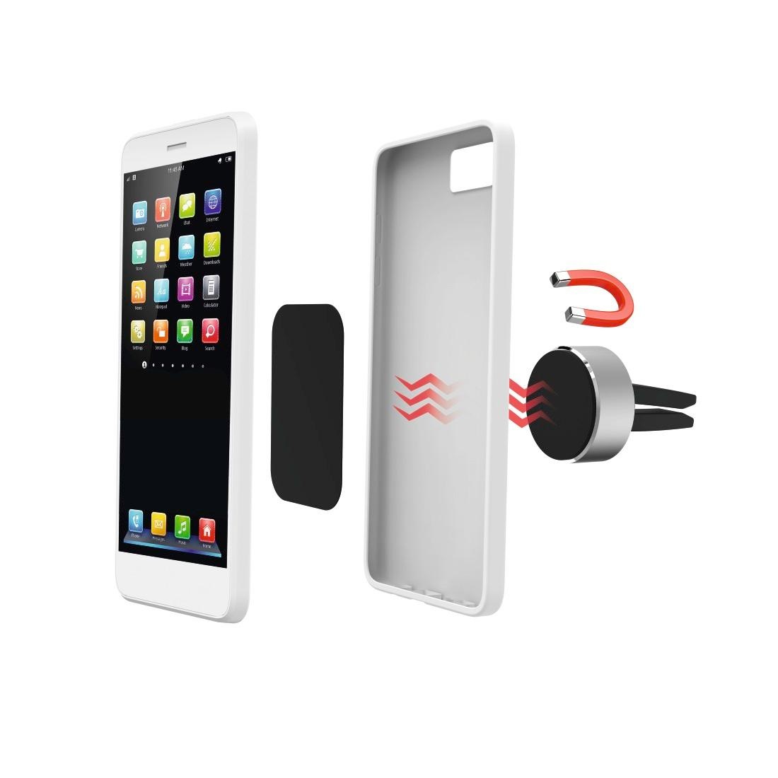 Belkin iPhone Halter mit MagSafe für MacBooks, Kunststoff/Metall, weiß