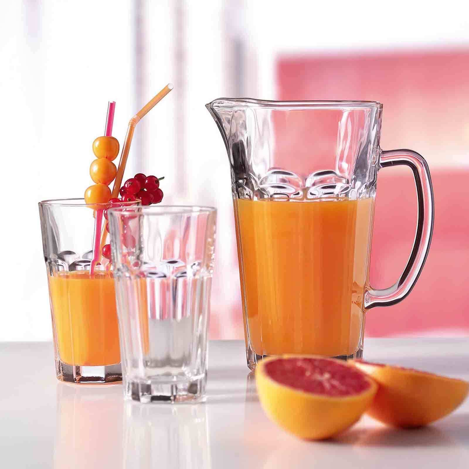 LEONARDO Longdrinkglas »Longdrinkgläser Rock 540 ml 4er Set transparent«