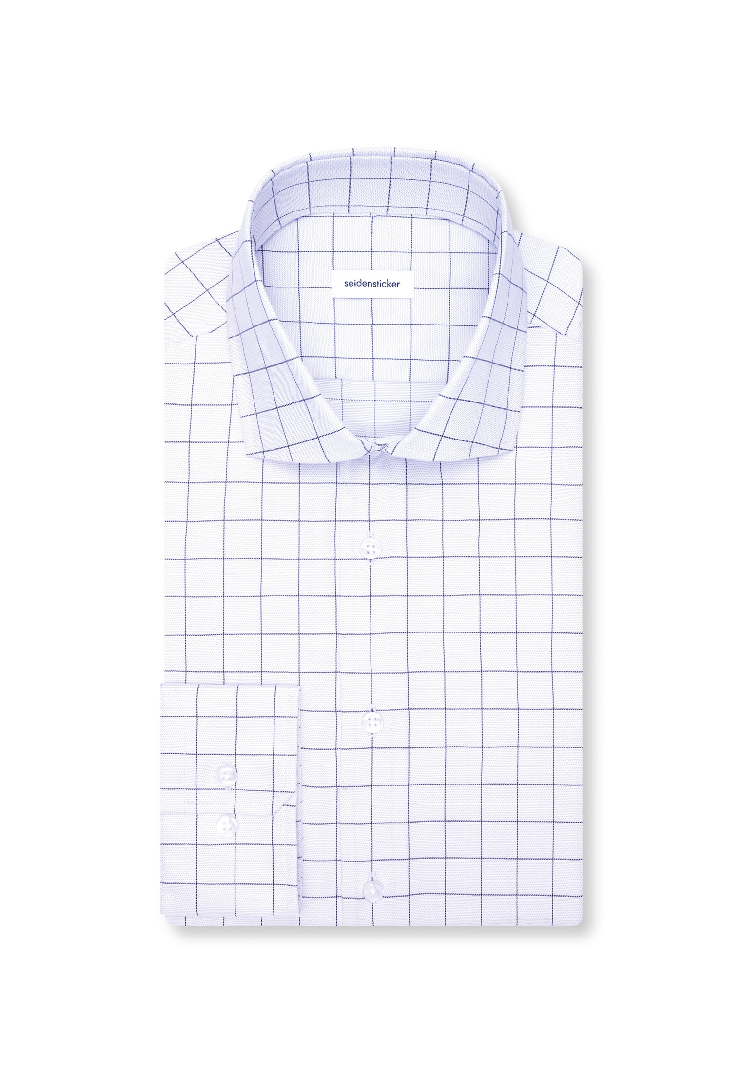 seidensticker Businesshemd »Schwarze Rose« Regular 1/1 Kentkragen Karo