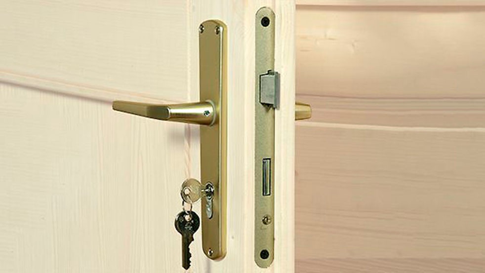 weka Gartenhaus »321 A Gr.4, natur, 19 mm, Anbau 115 cm«