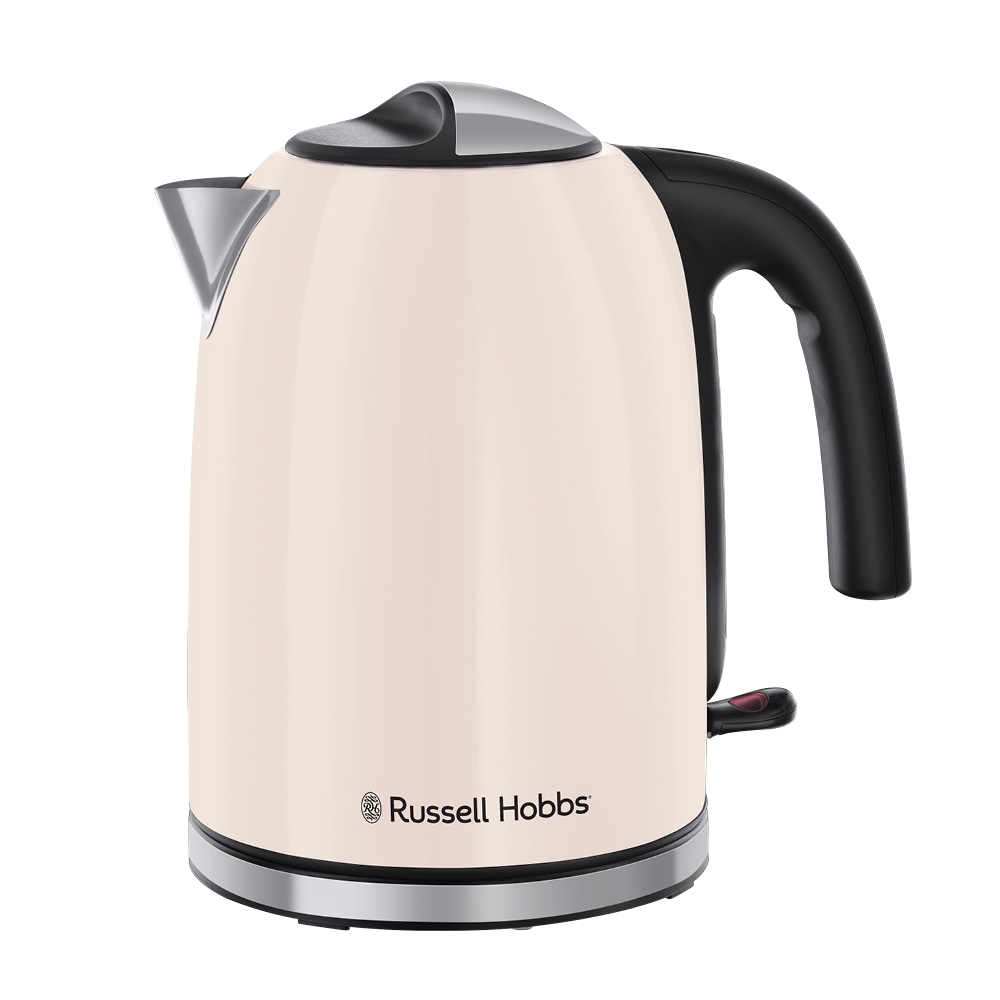 RUSSELL HOBBS, Wasserkocher »Colours Plus+ Jasmine 28510-70« 1, 7 l 2400 W Edelstahl, Schnellkochfunktion, Perfect-pour-Ausgustülle, Kalkfilter, 